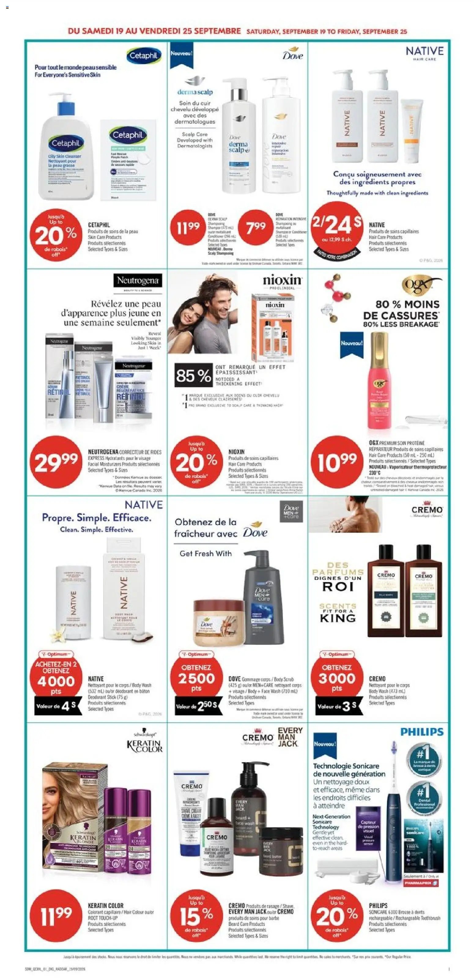 Pharmaprix weekly flyer / circulaire