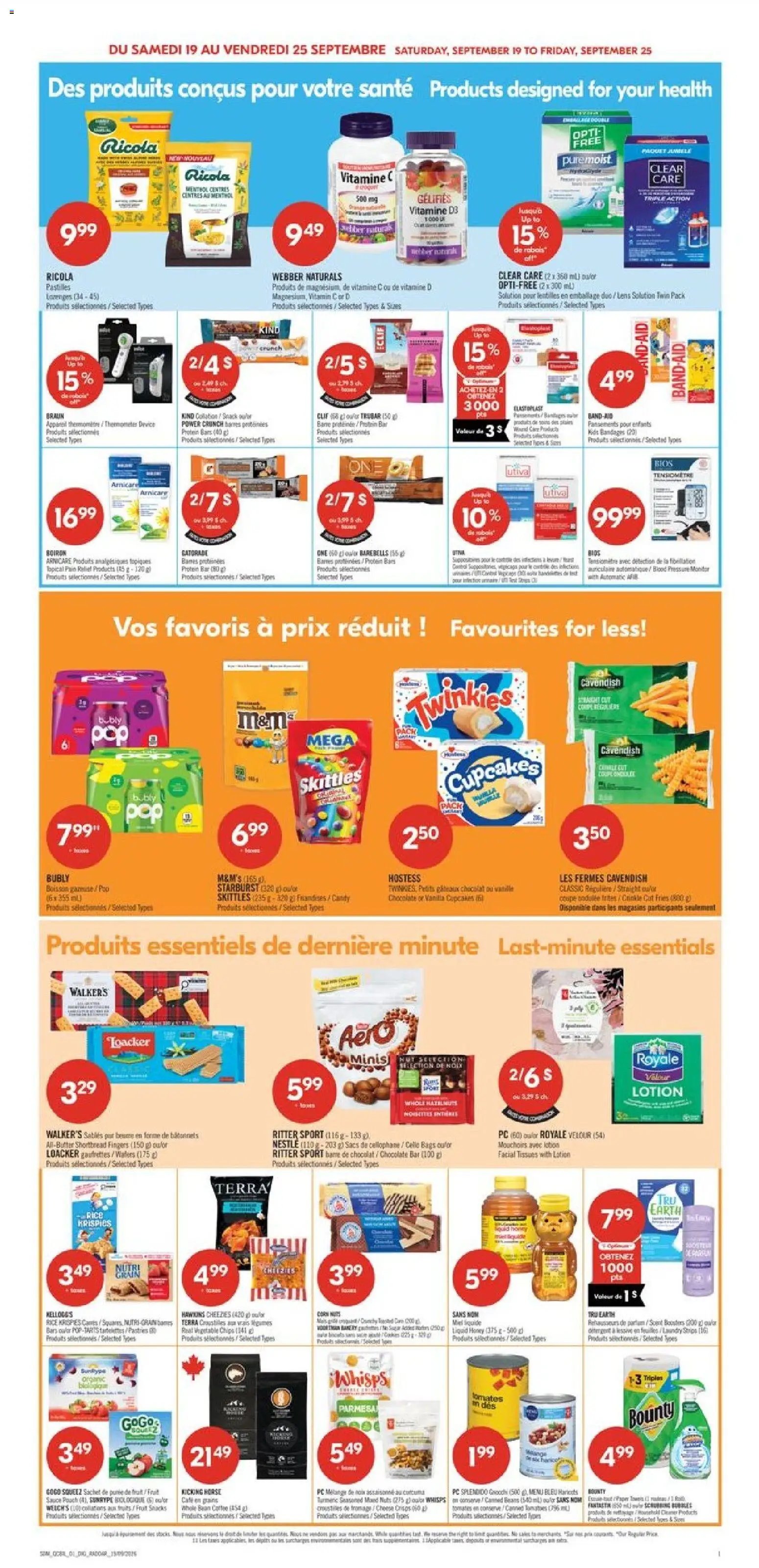 Pharmaprix weekly flyer / circulaire