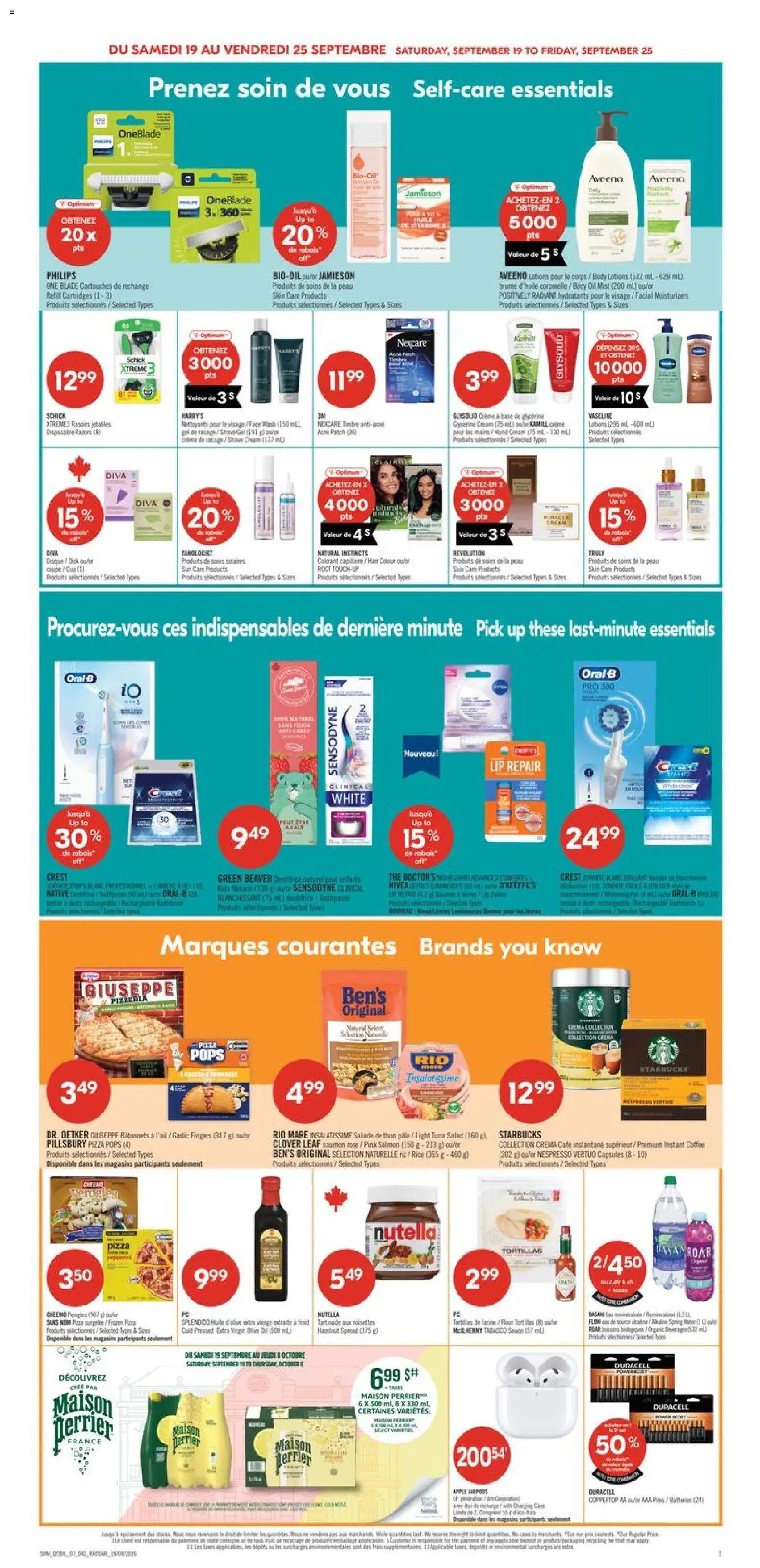 Pharmaprix weekly flyer / circulaire
