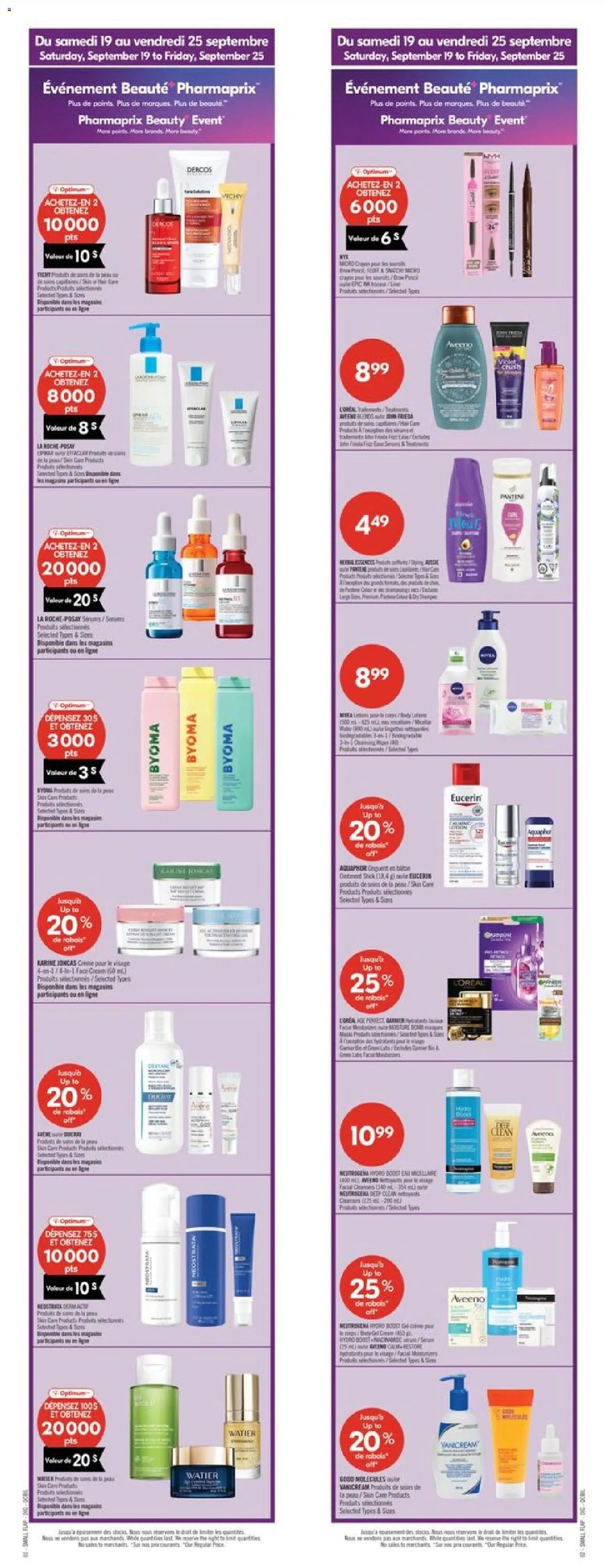 Pharmaprix weekly flyer / circulaire