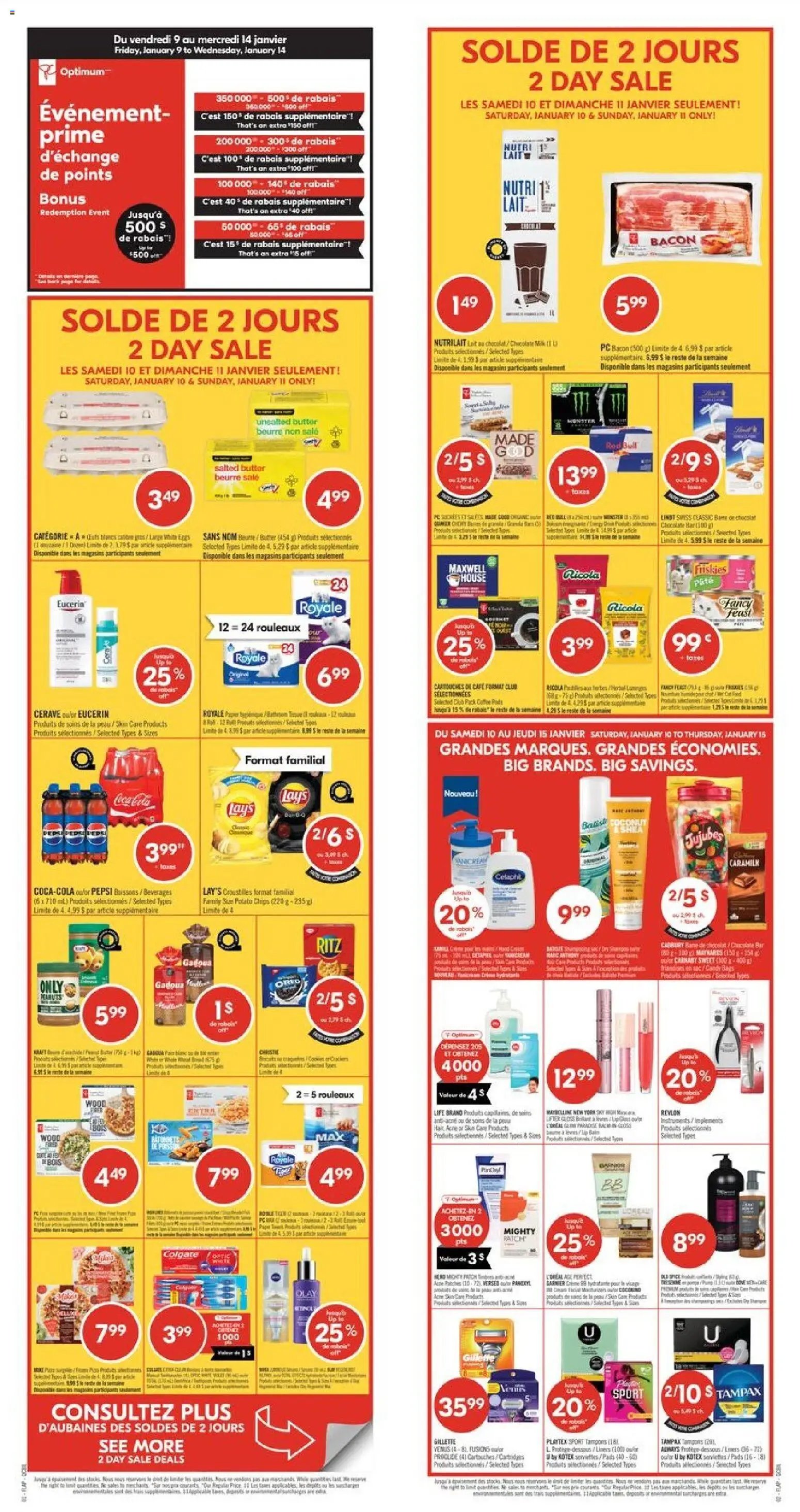 Pharmaprix weekly flyer / circulaire (2026-01-09 - 2026-01-15) | 1