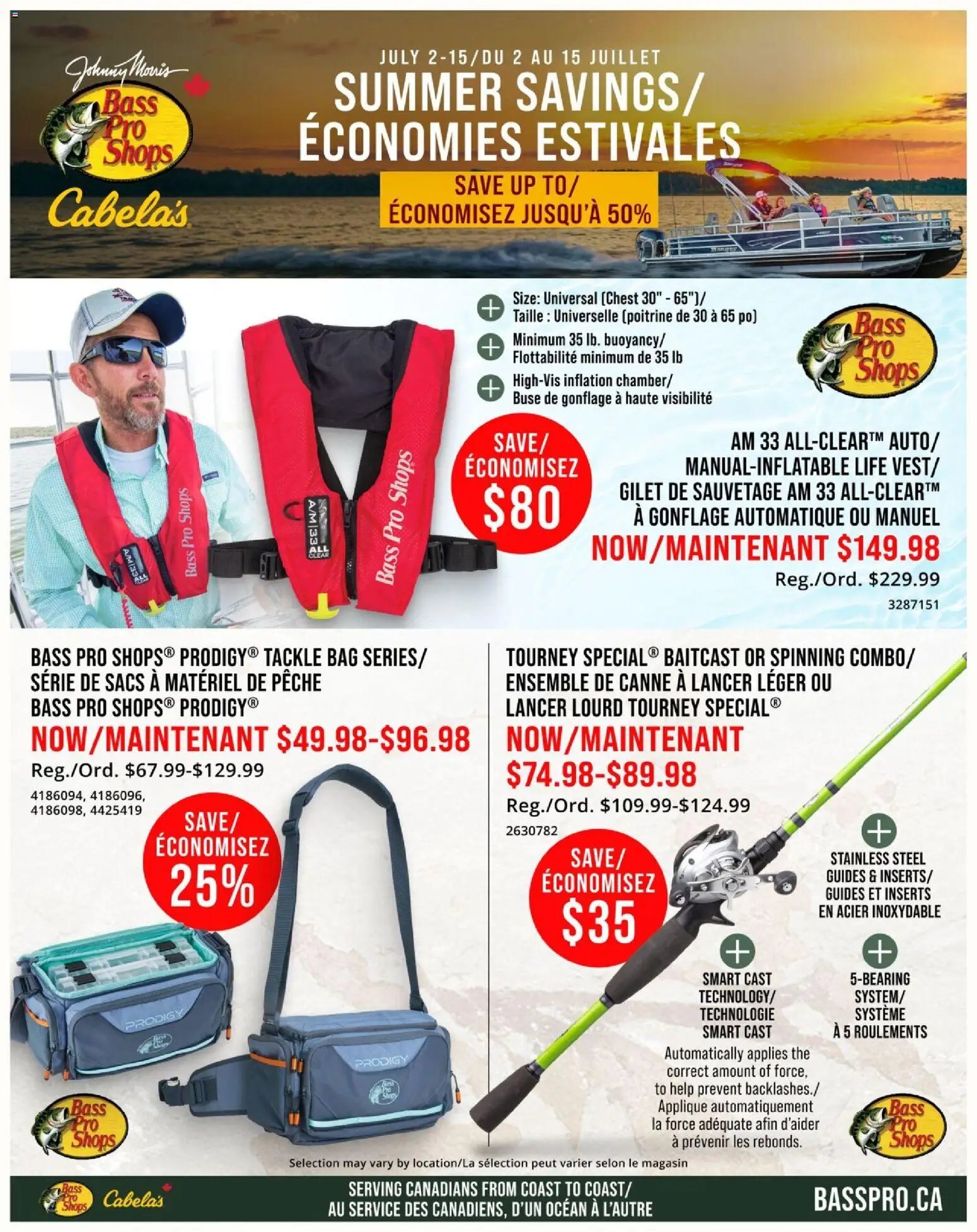 Cabelas weekly flyer / circulaire