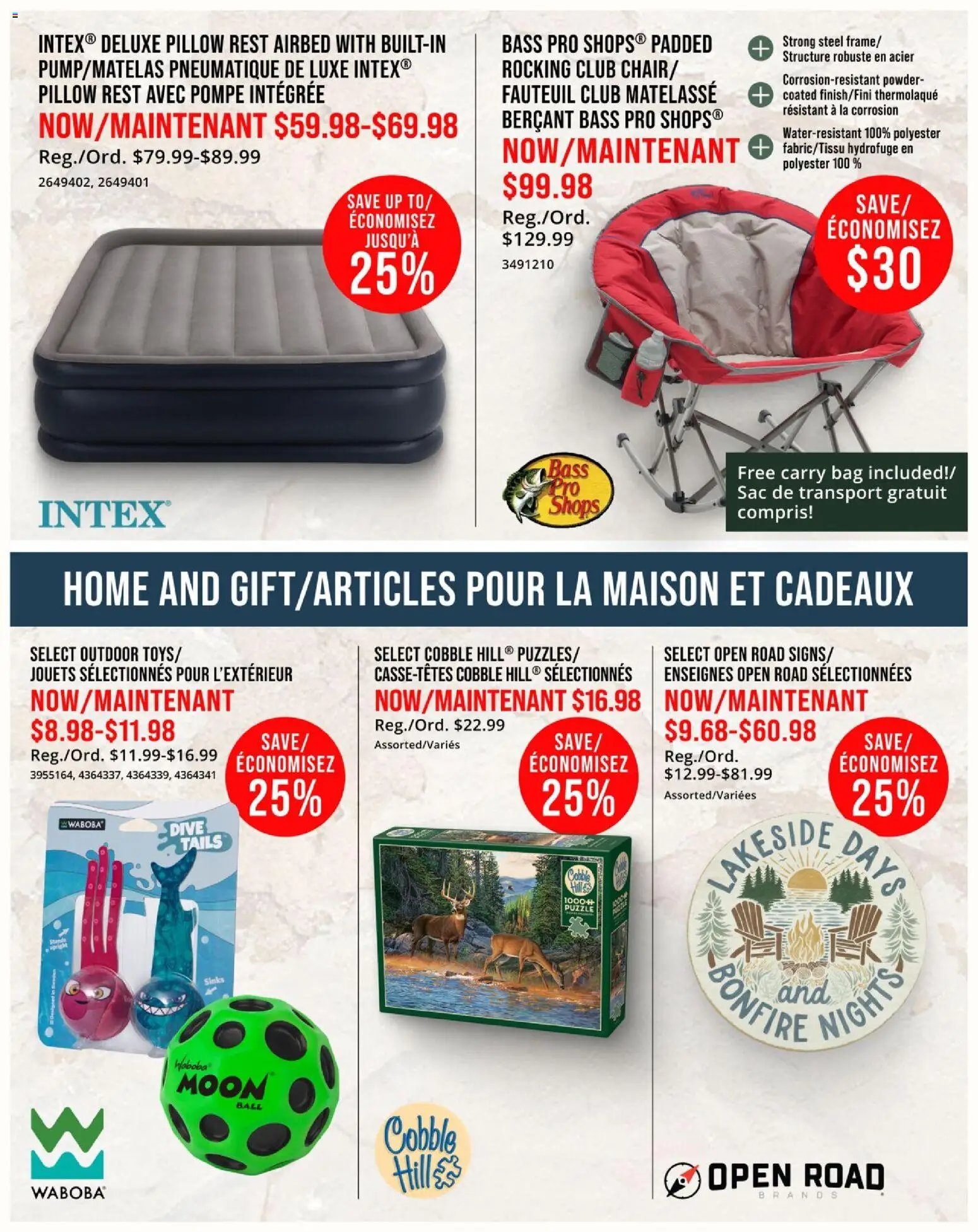 Cabelas weekly flyer / circulaire