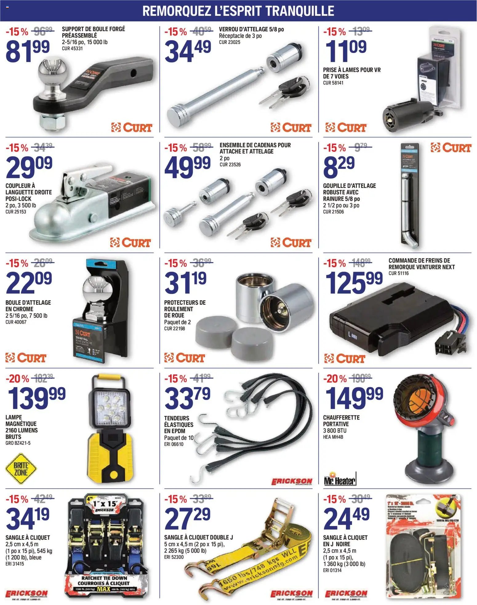 NAPA Auto Parts circulaire