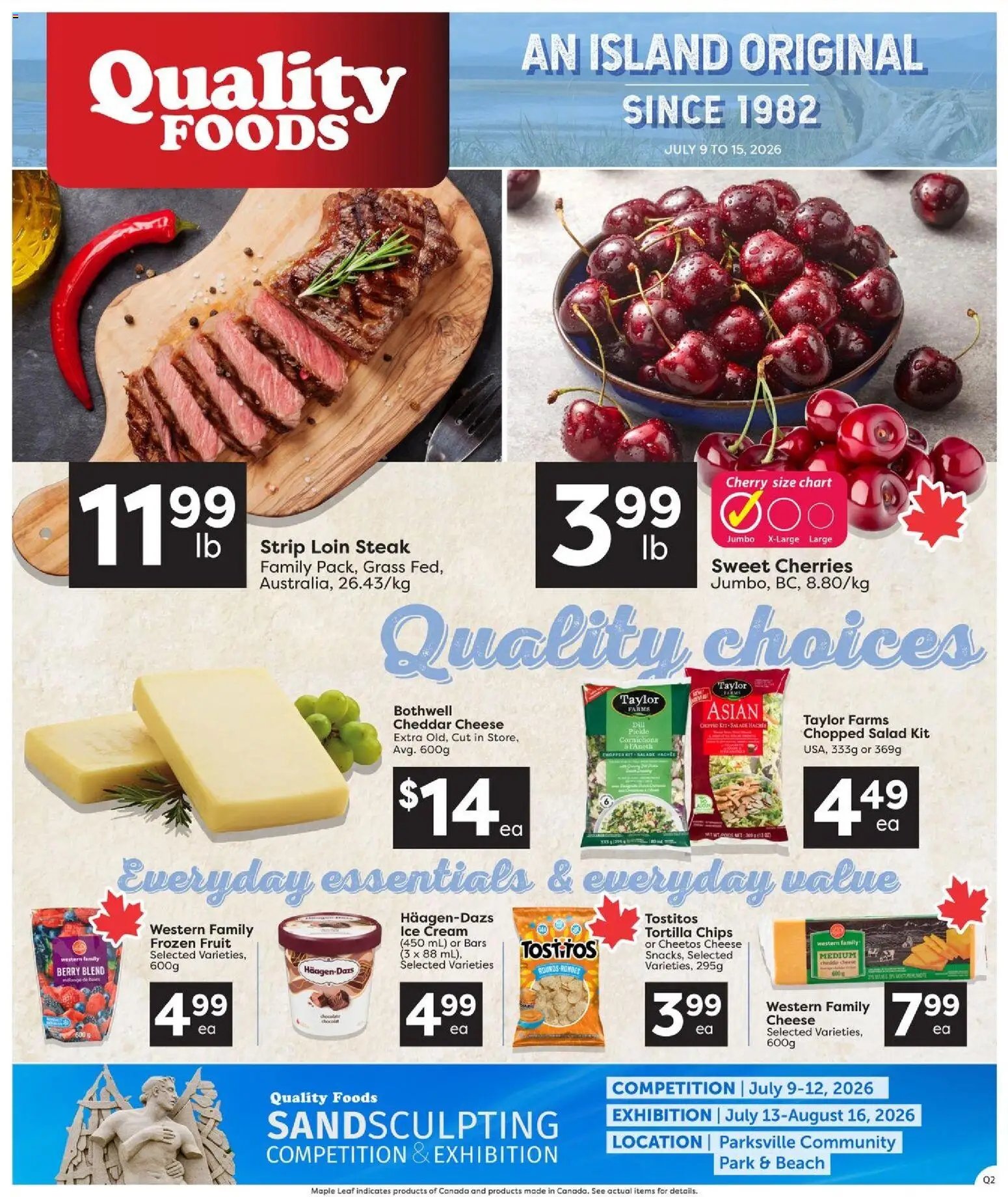 Quality Foods weekly flyer / circulaire