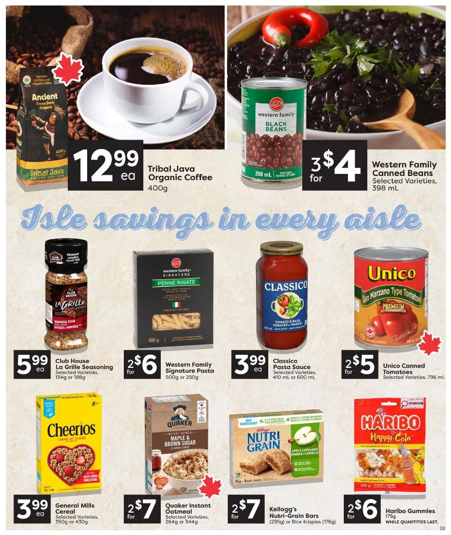 Quality Foods weekly flyer / circulaire