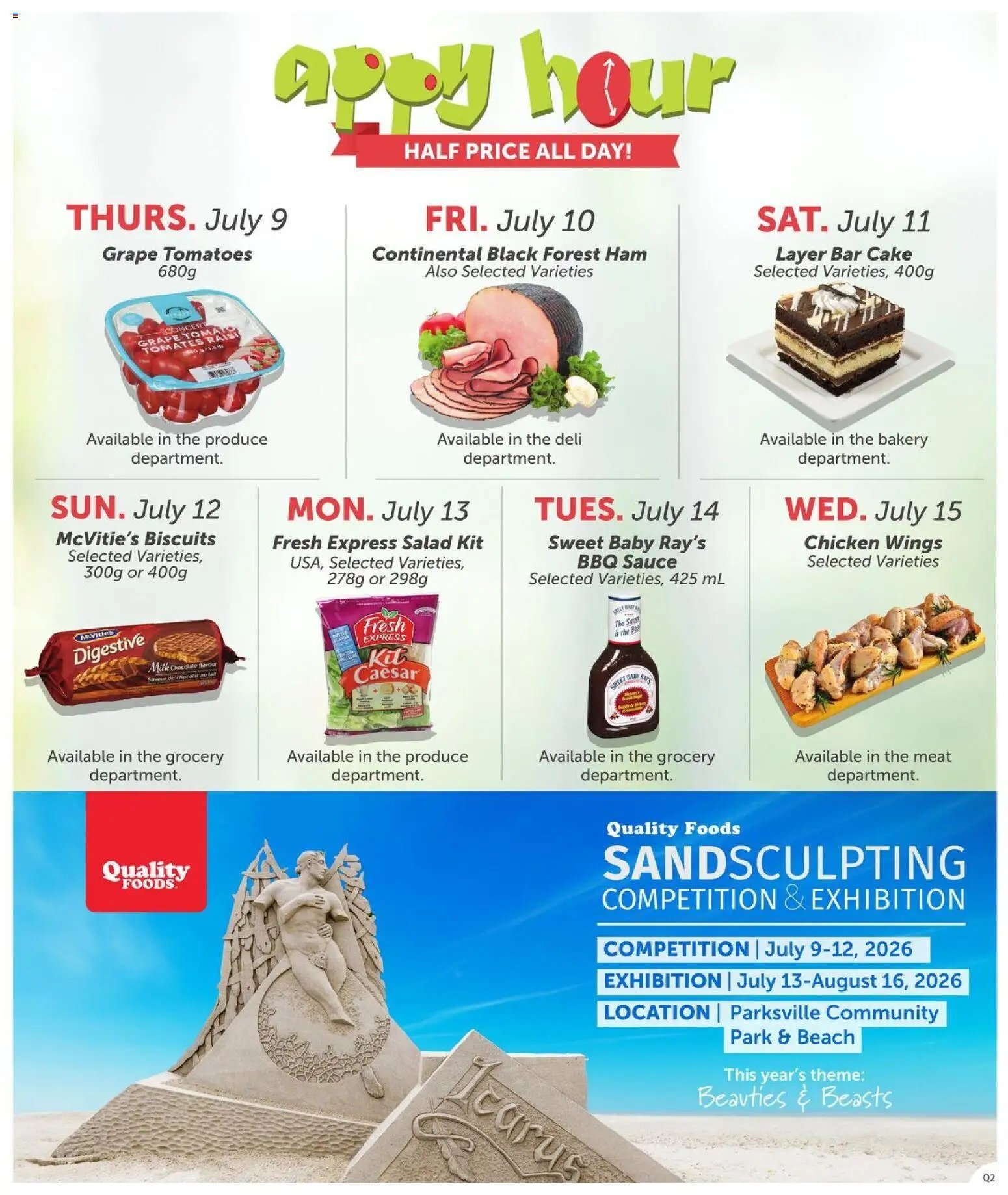 Quality Foods weekly flyer / circulaire