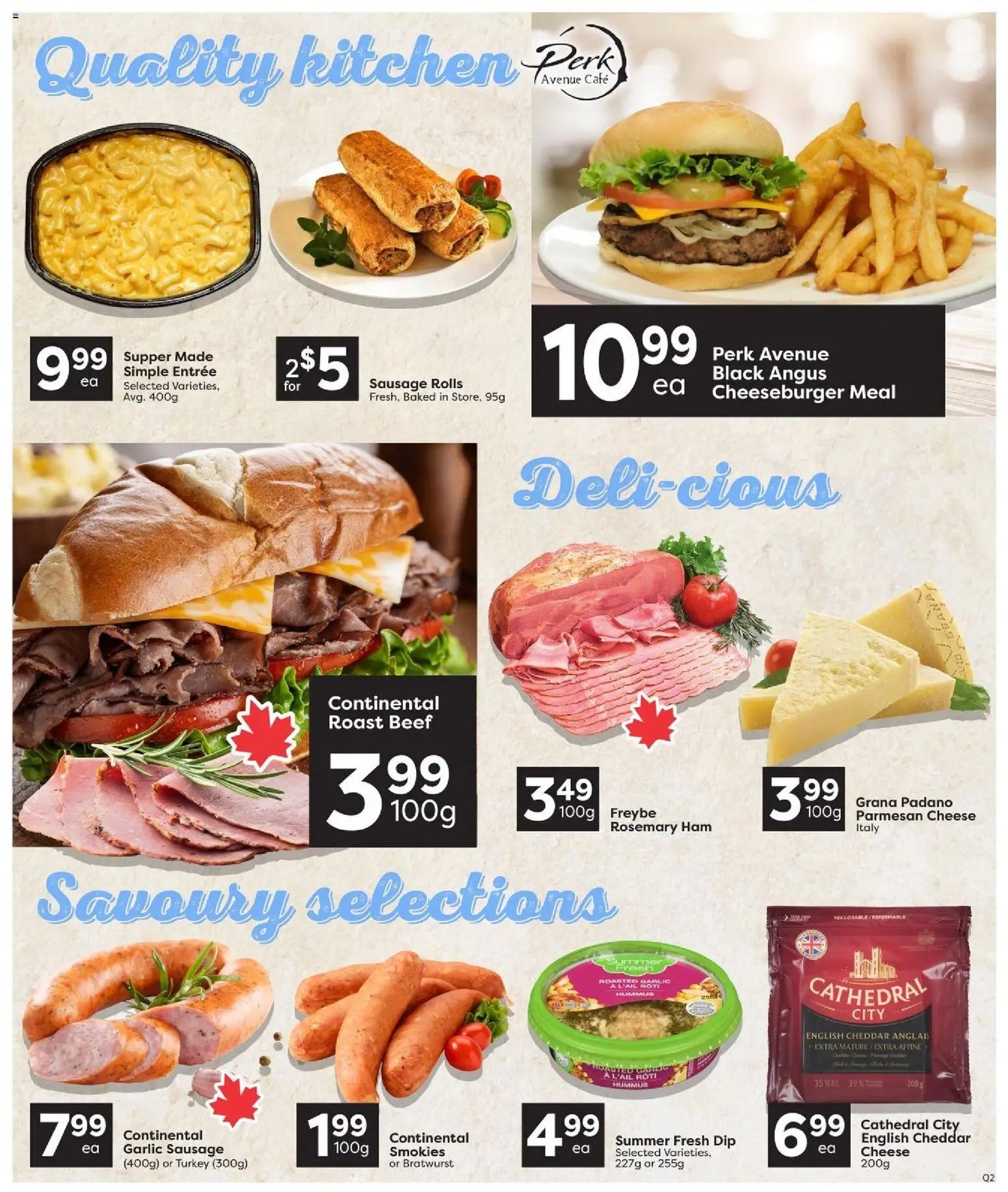 Quality Foods weekly flyer / circulaire