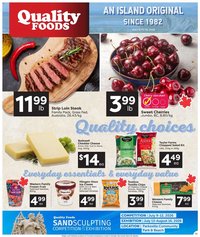 Quality Foods weekly flyer / circulaire
