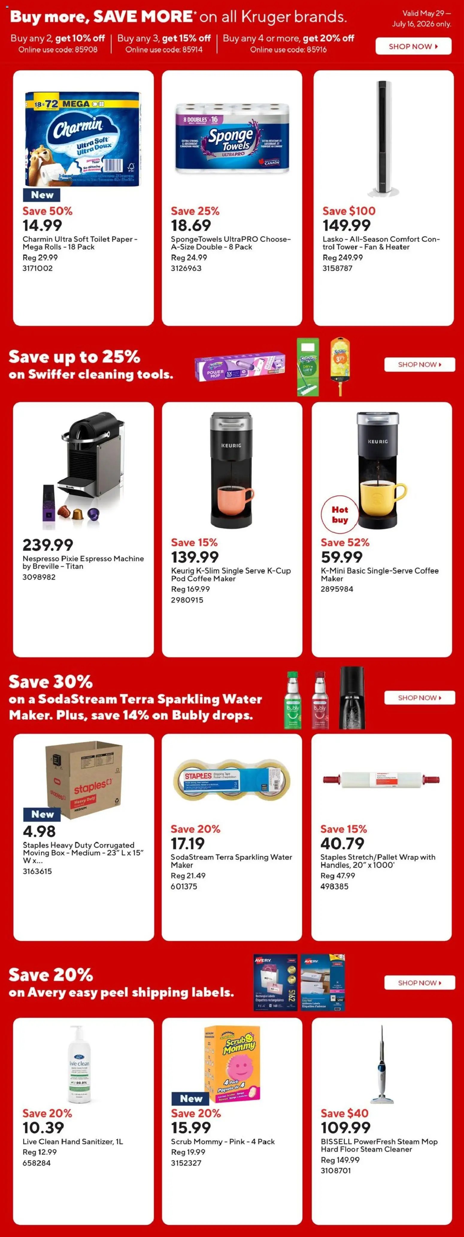 Staples weekly flyer / circulaire