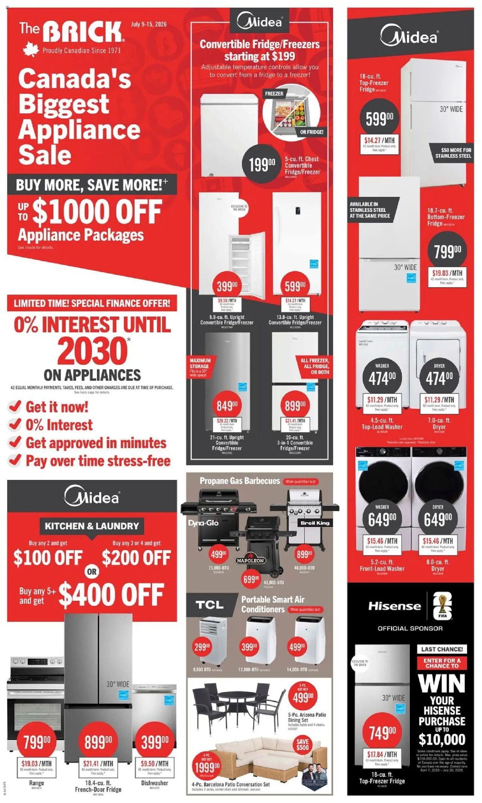 The Brick weekly flyer / circulaire