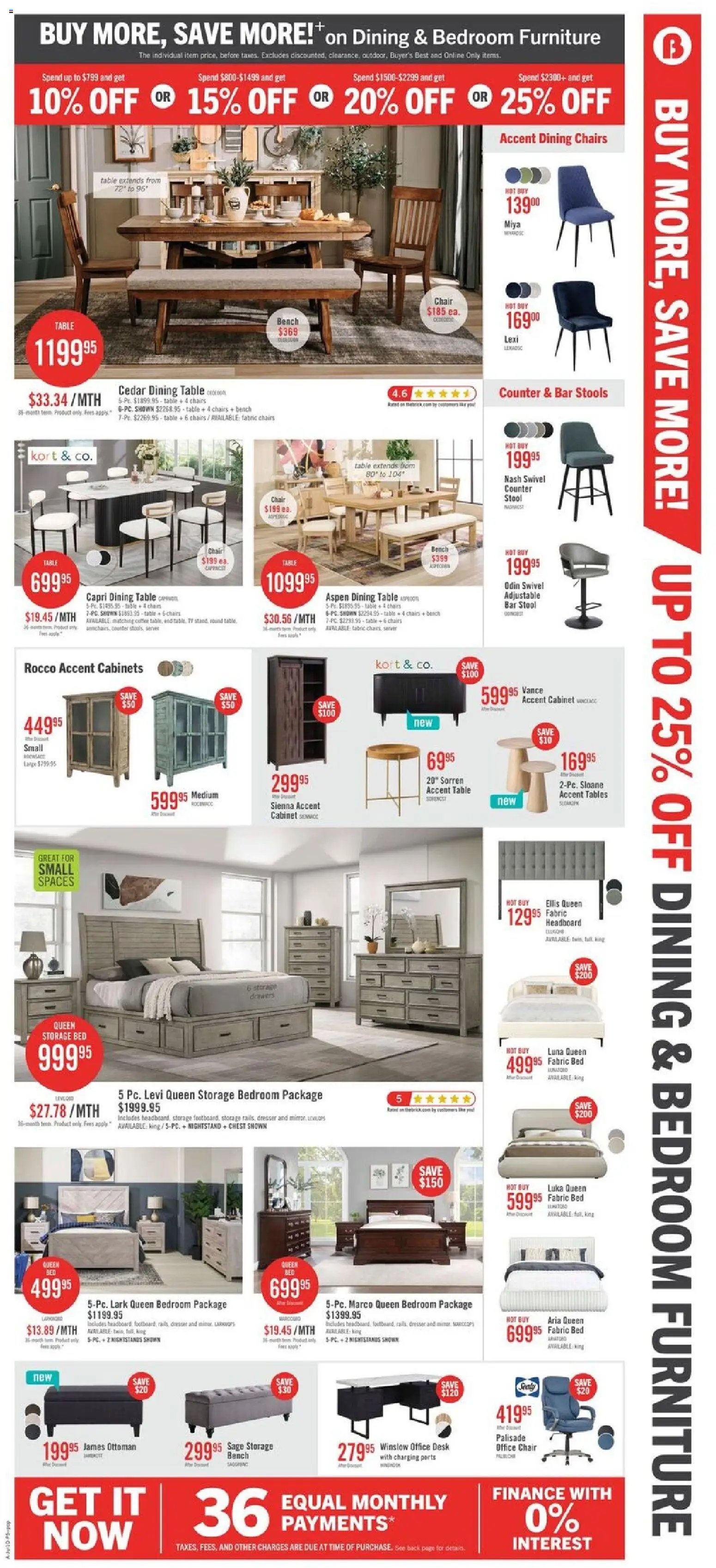 The Brick weekly flyer / circulaire