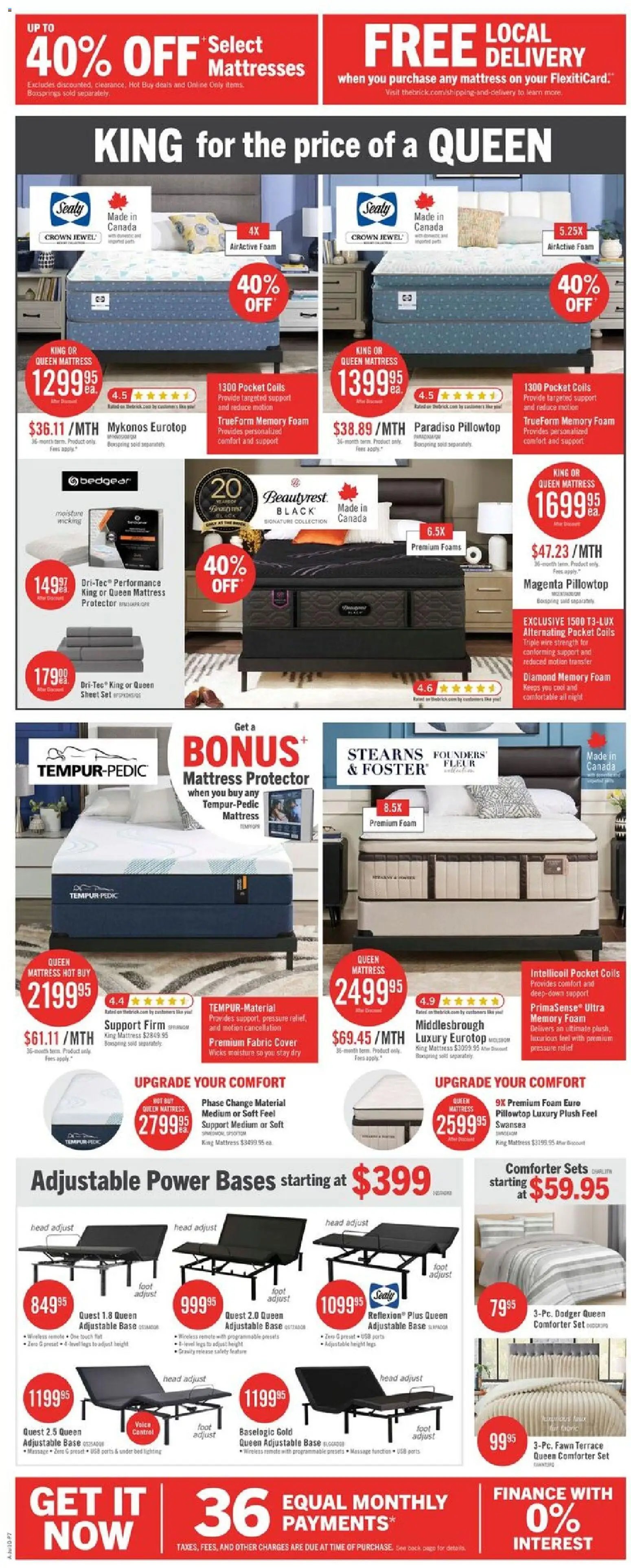 The Brick weekly flyer / circulaire