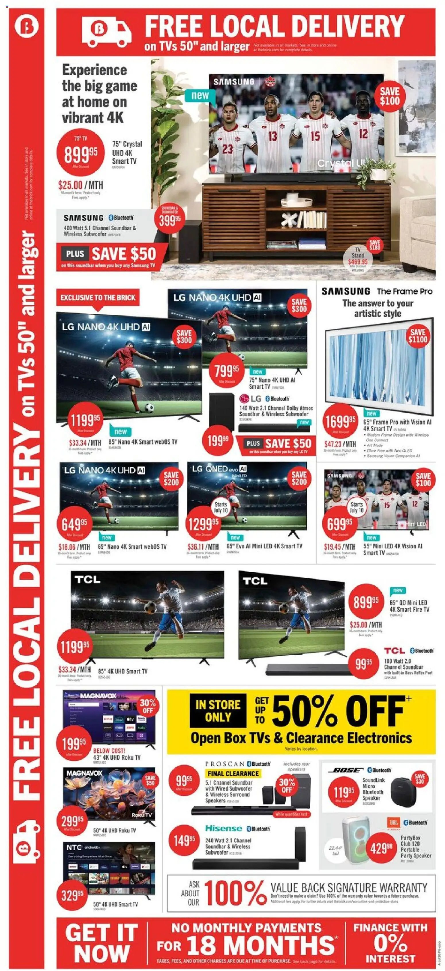 The Brick weekly flyer / circulaire