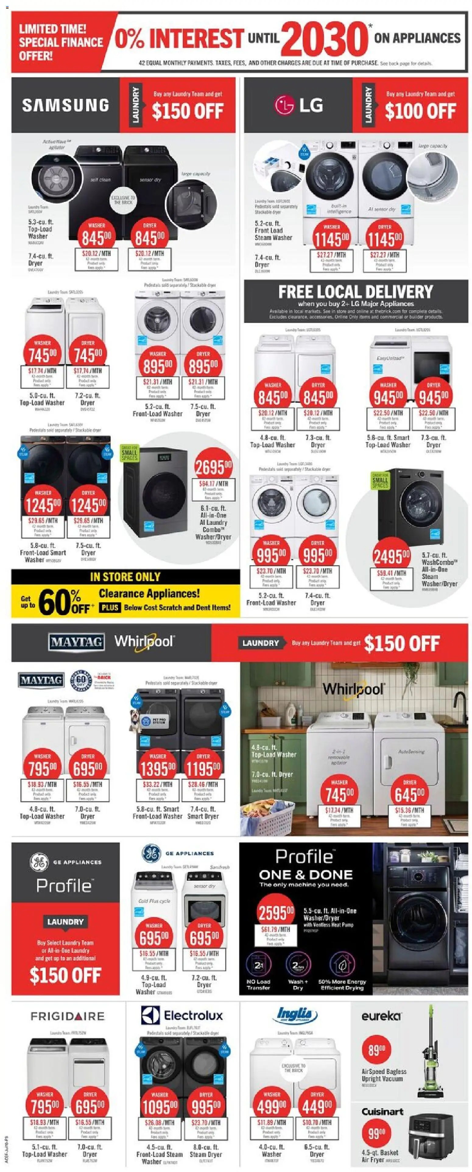 The Brick weekly flyer / circulaire