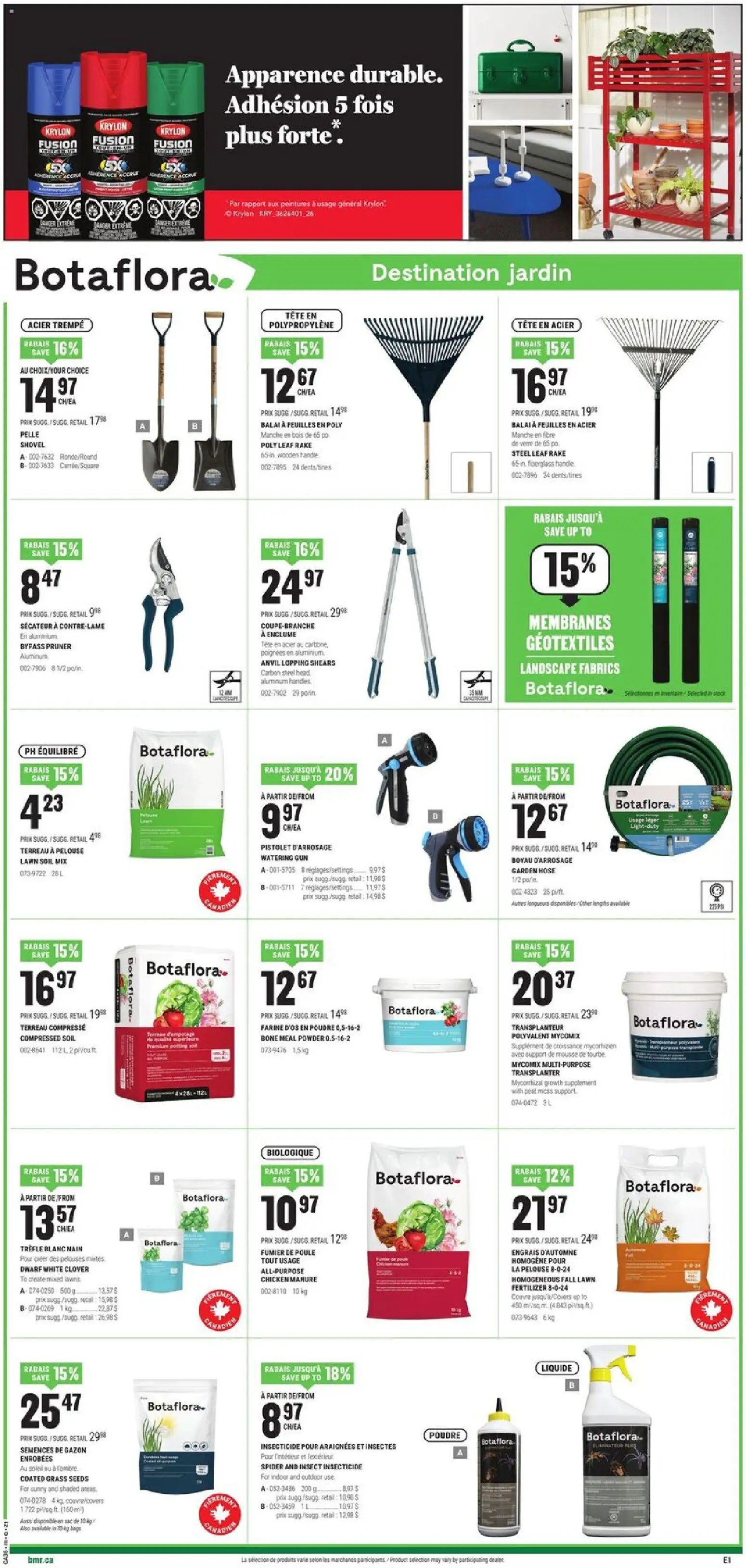 BMR weekly flyer / circulaire