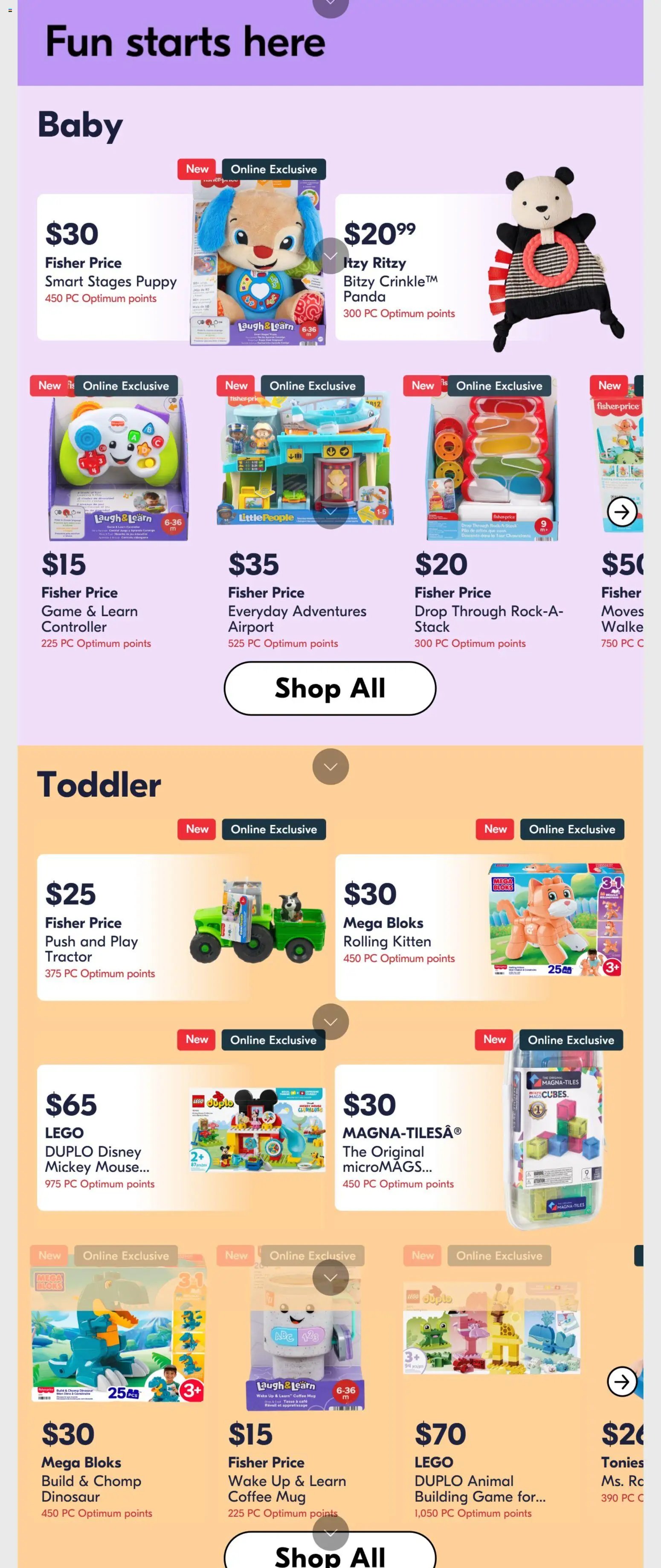 Pharmaprix flyer - Toy guide