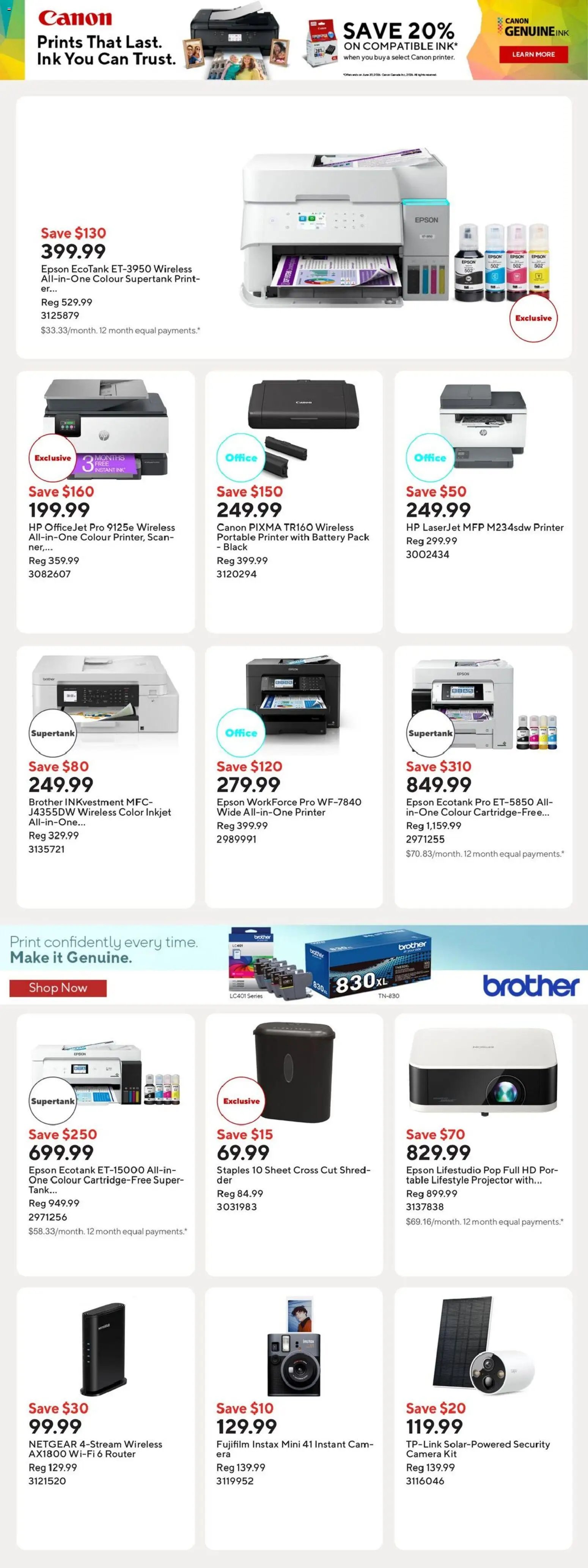 Staples weekly flyer / circulaire