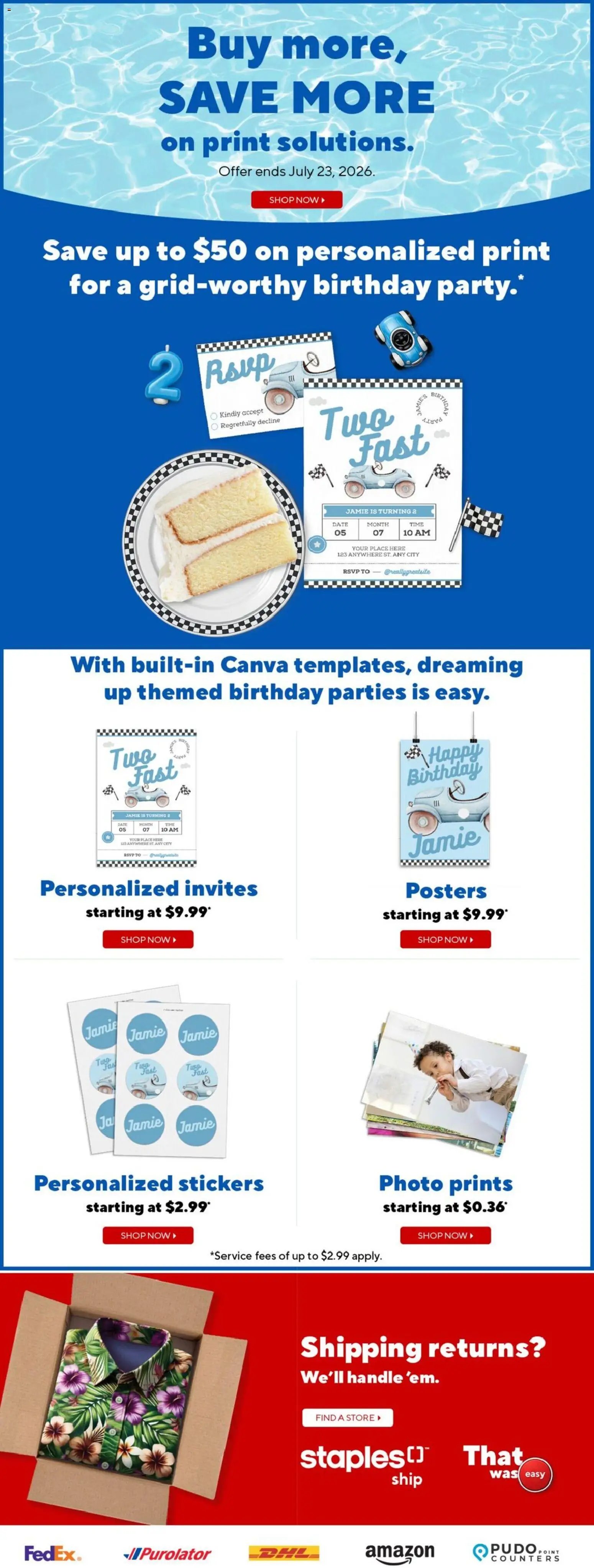 Staples weekly flyer / circulaire