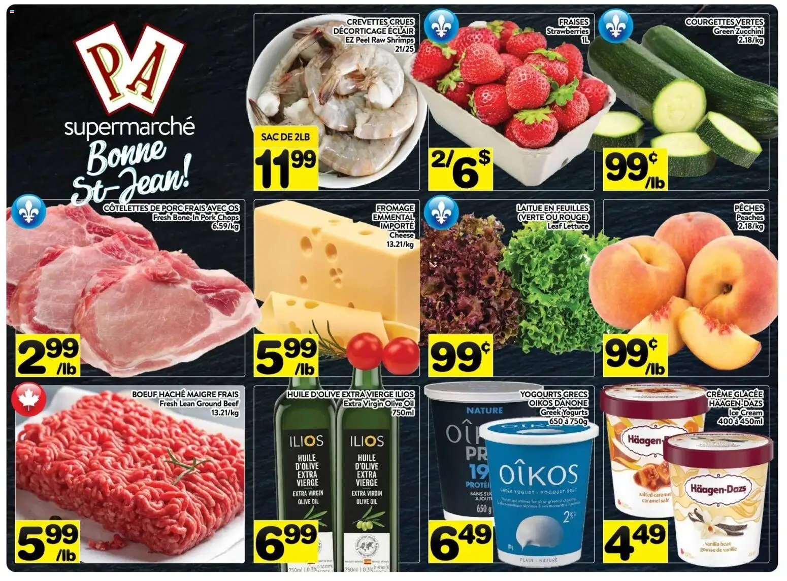 Pa Supermarché weekly flyer / circulaire