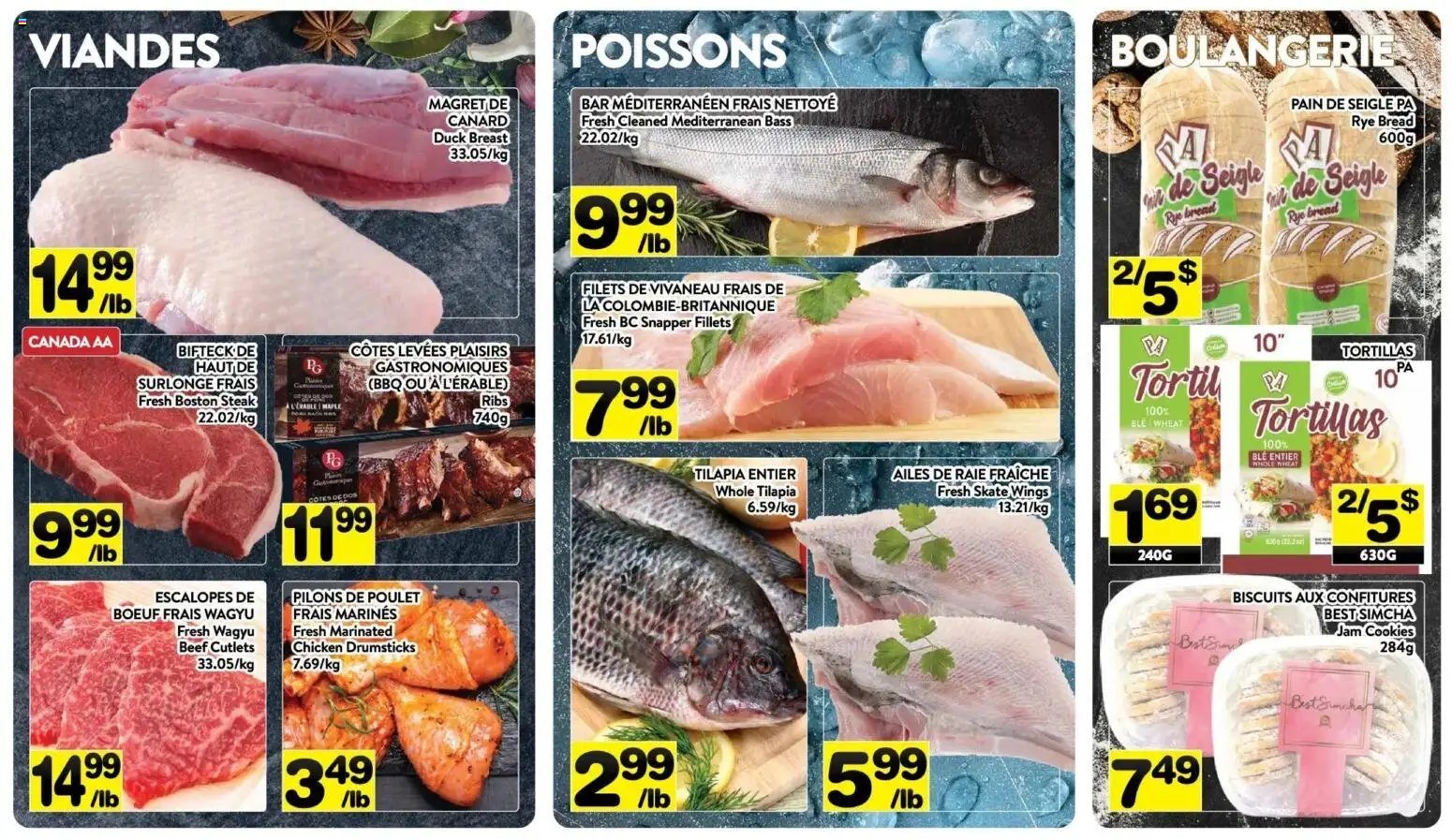 Pa Supermarché weekly flyer / circulaire