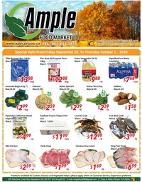 Ample Food Market weekly flyer / circulaire