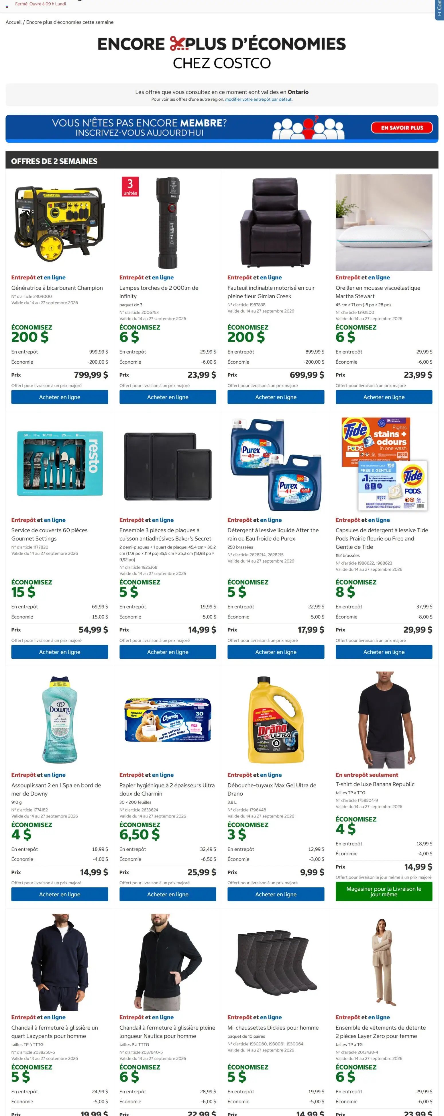Costco circulaire