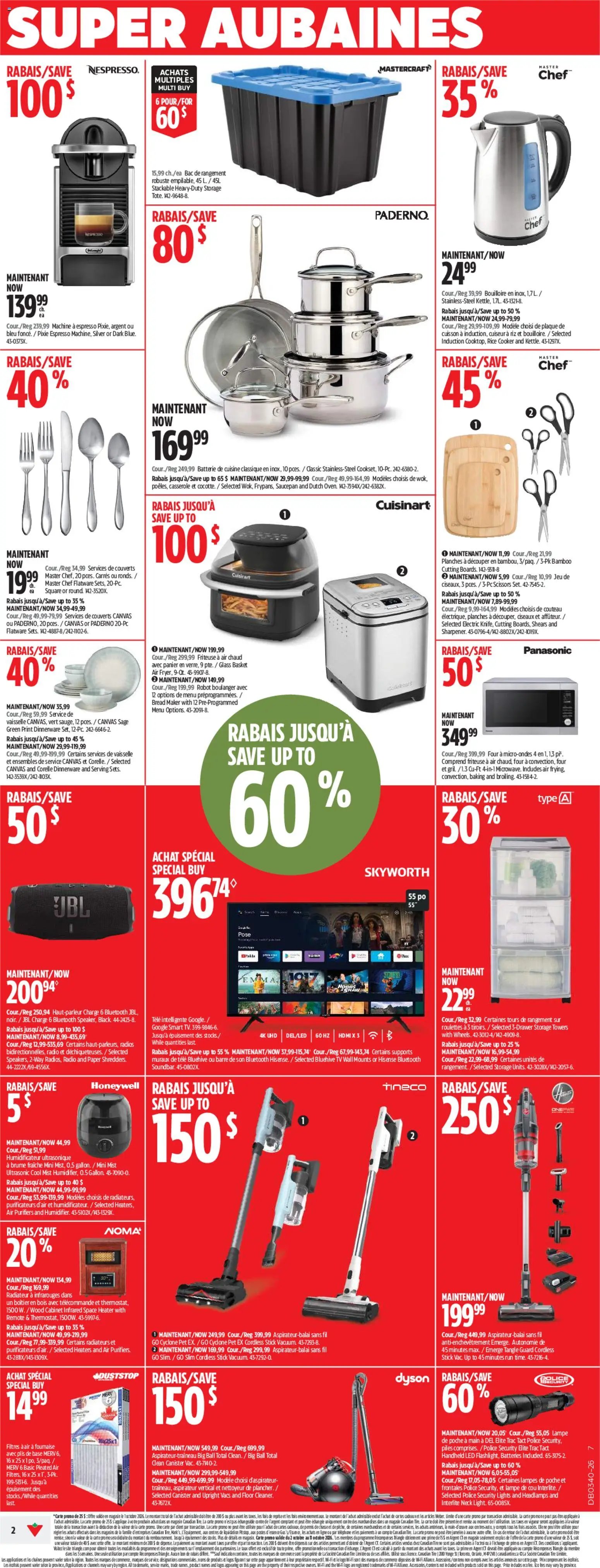 Canadian Tire circulaire