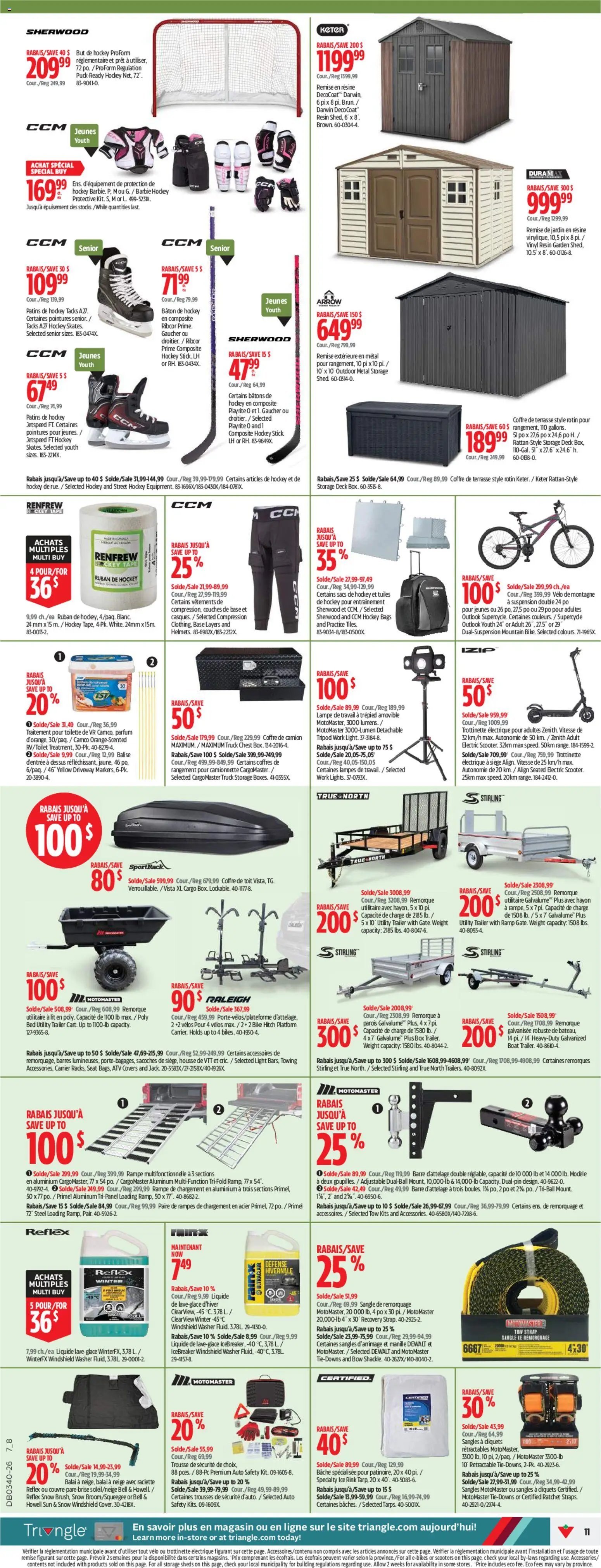 Canadian Tire circulaire