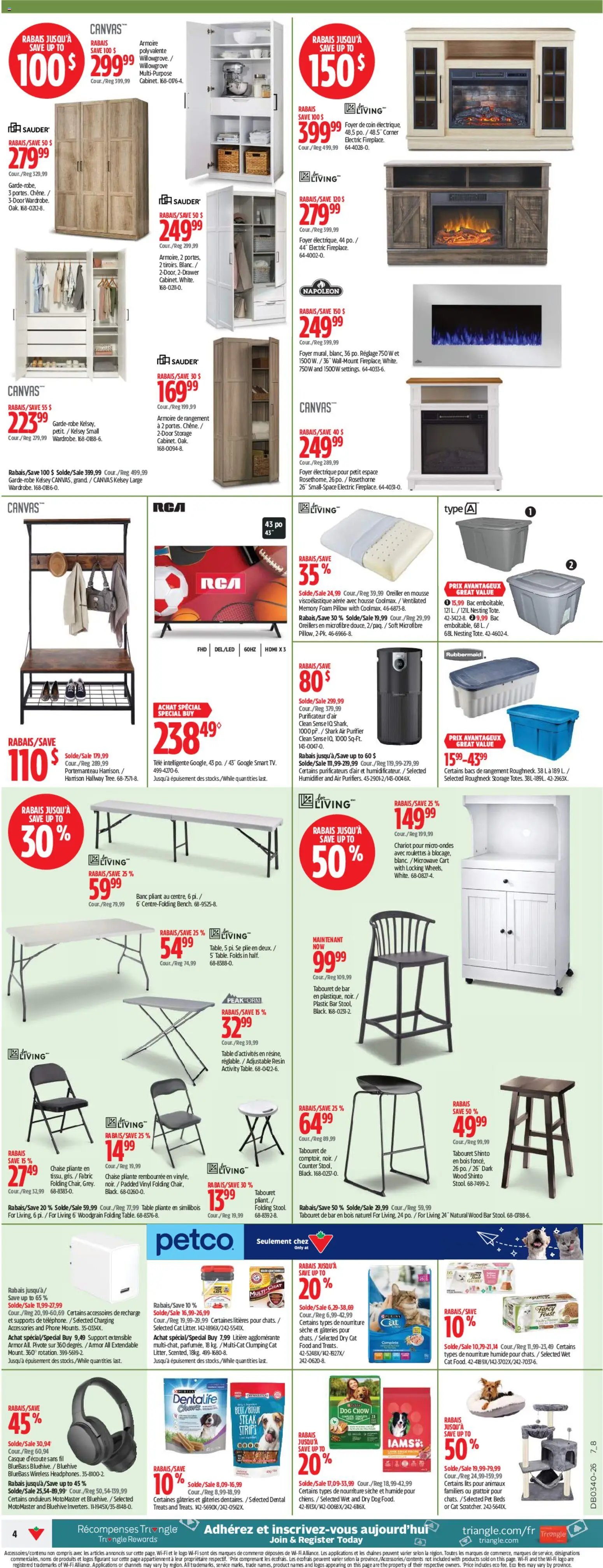 Canadian Tire circulaire