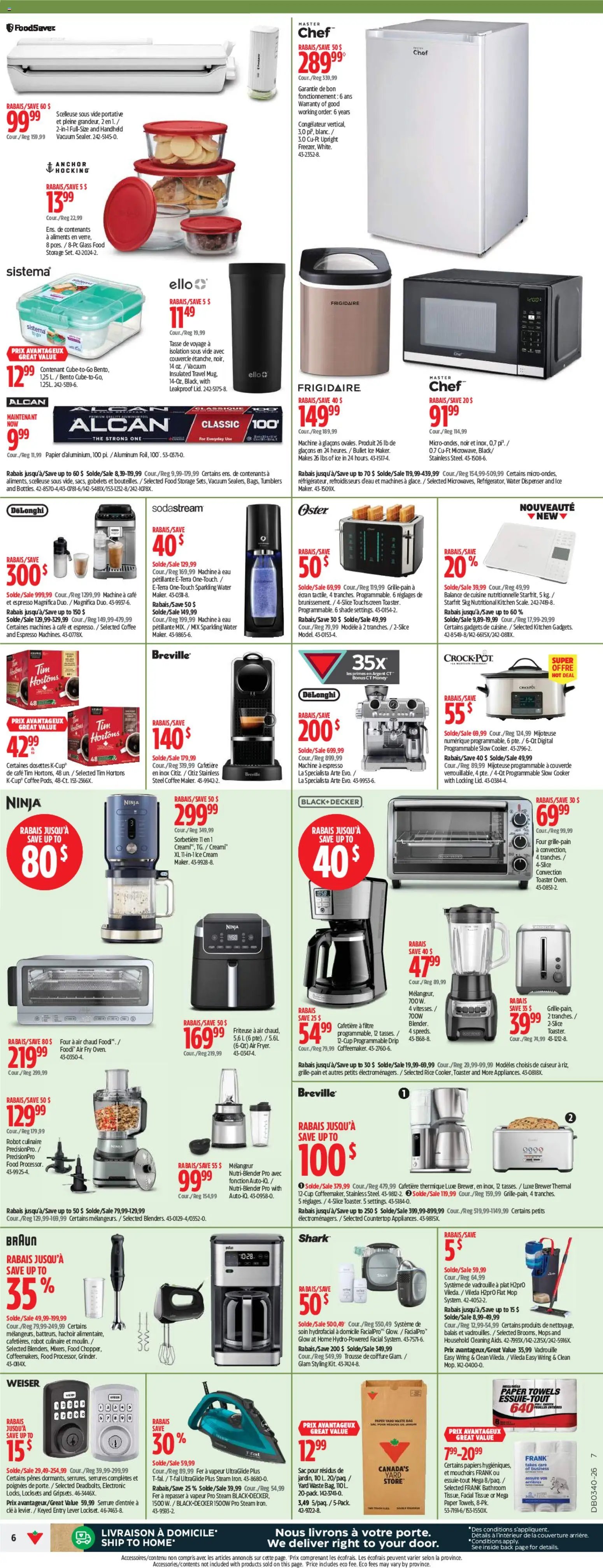 Canadian Tire circulaire