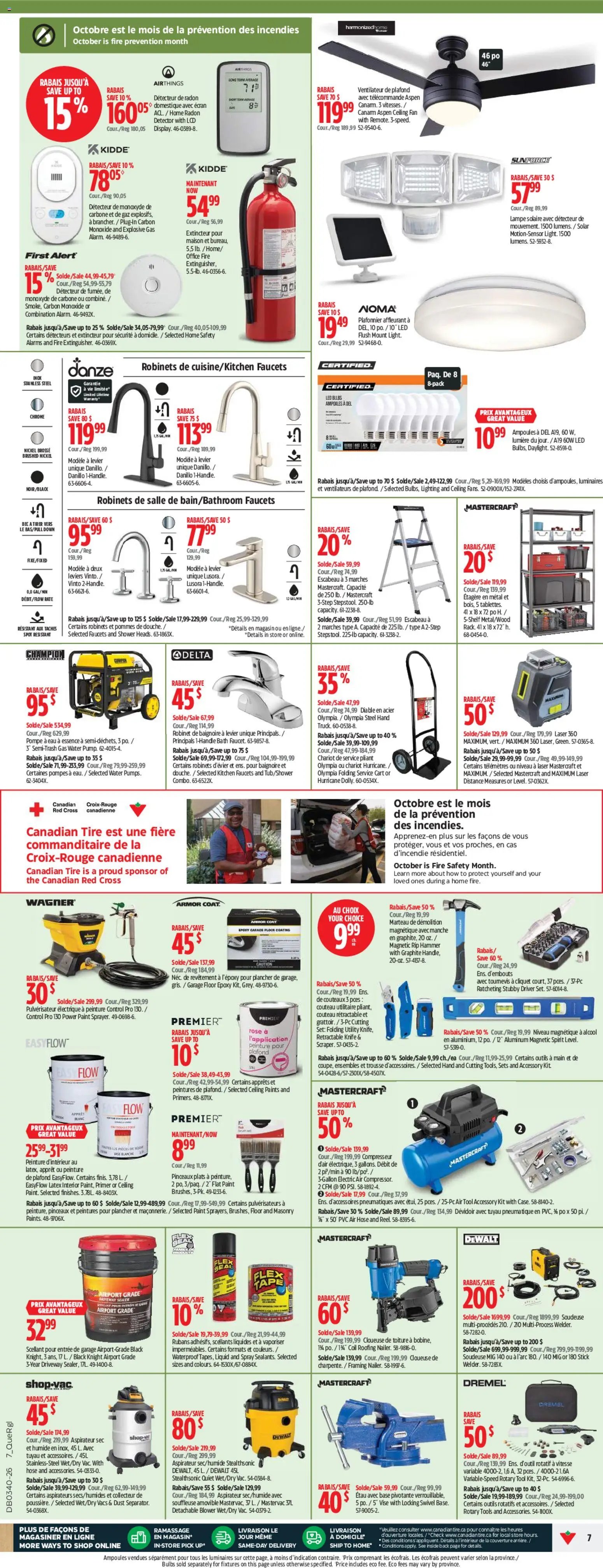 Canadian Tire circulaire