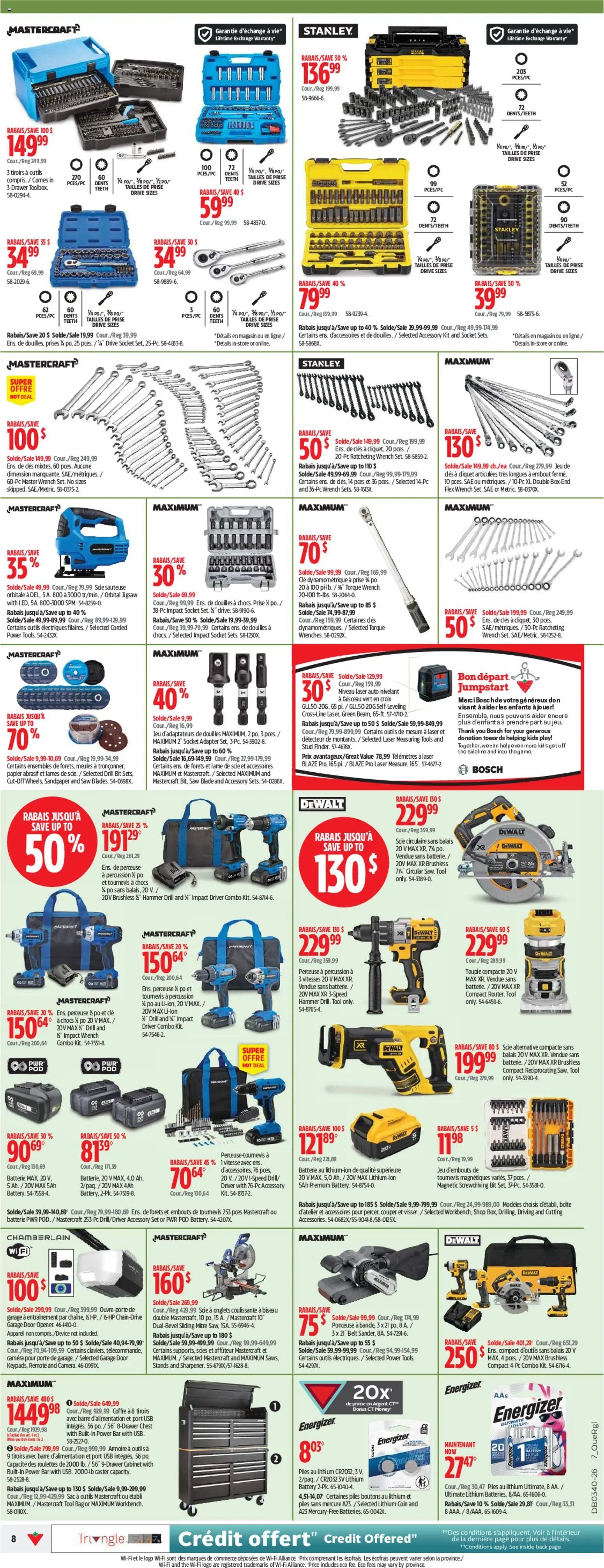 Canadian Tire circulaire
