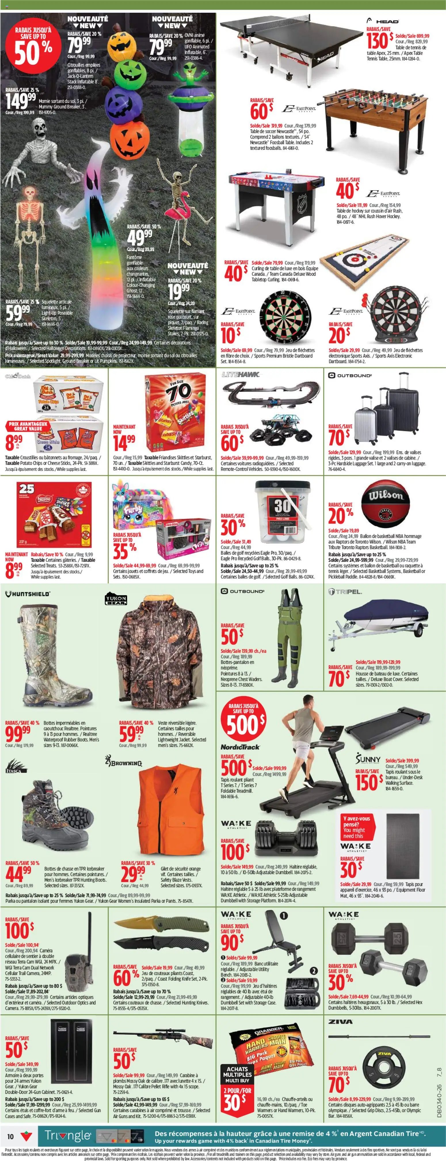 Canadian Tire circulaire