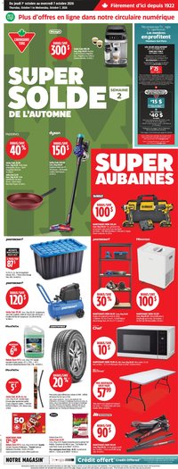 Canadian Tire circulaire