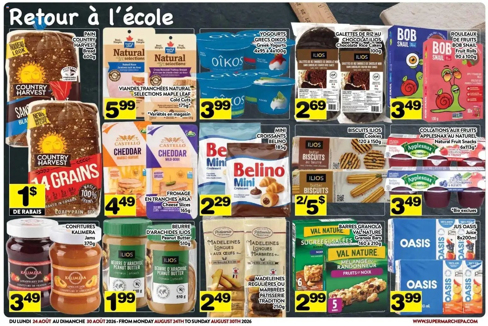 Pa Supermarché weekly flyer / circulaire