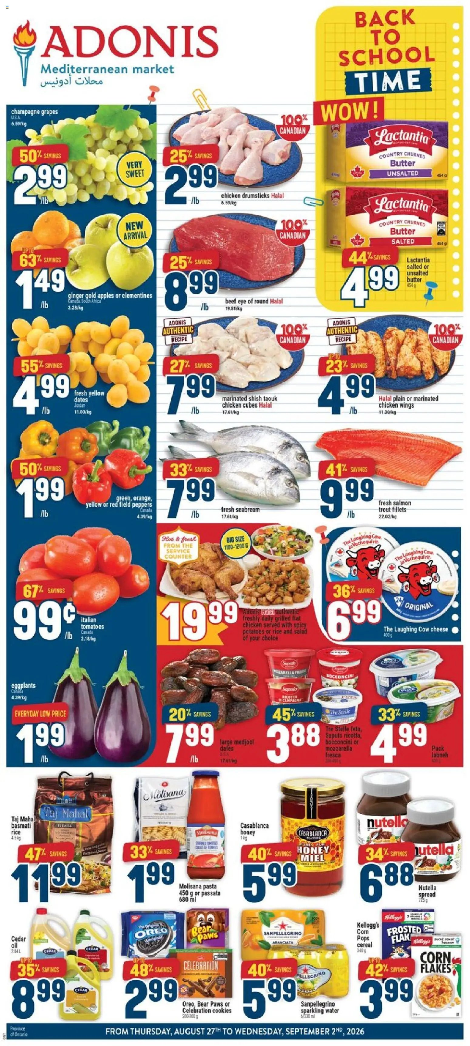 Adonis weekly flyer