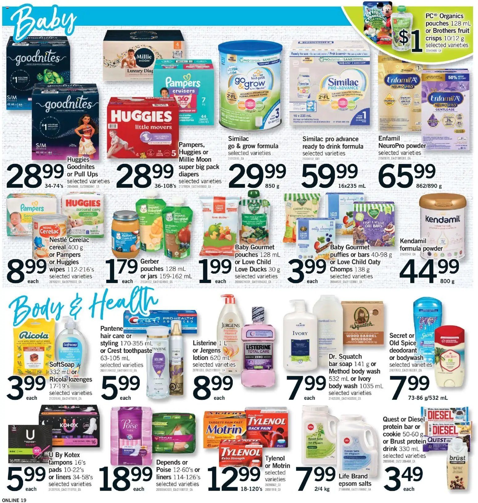 Fortinos weekly flyer / circulaire
