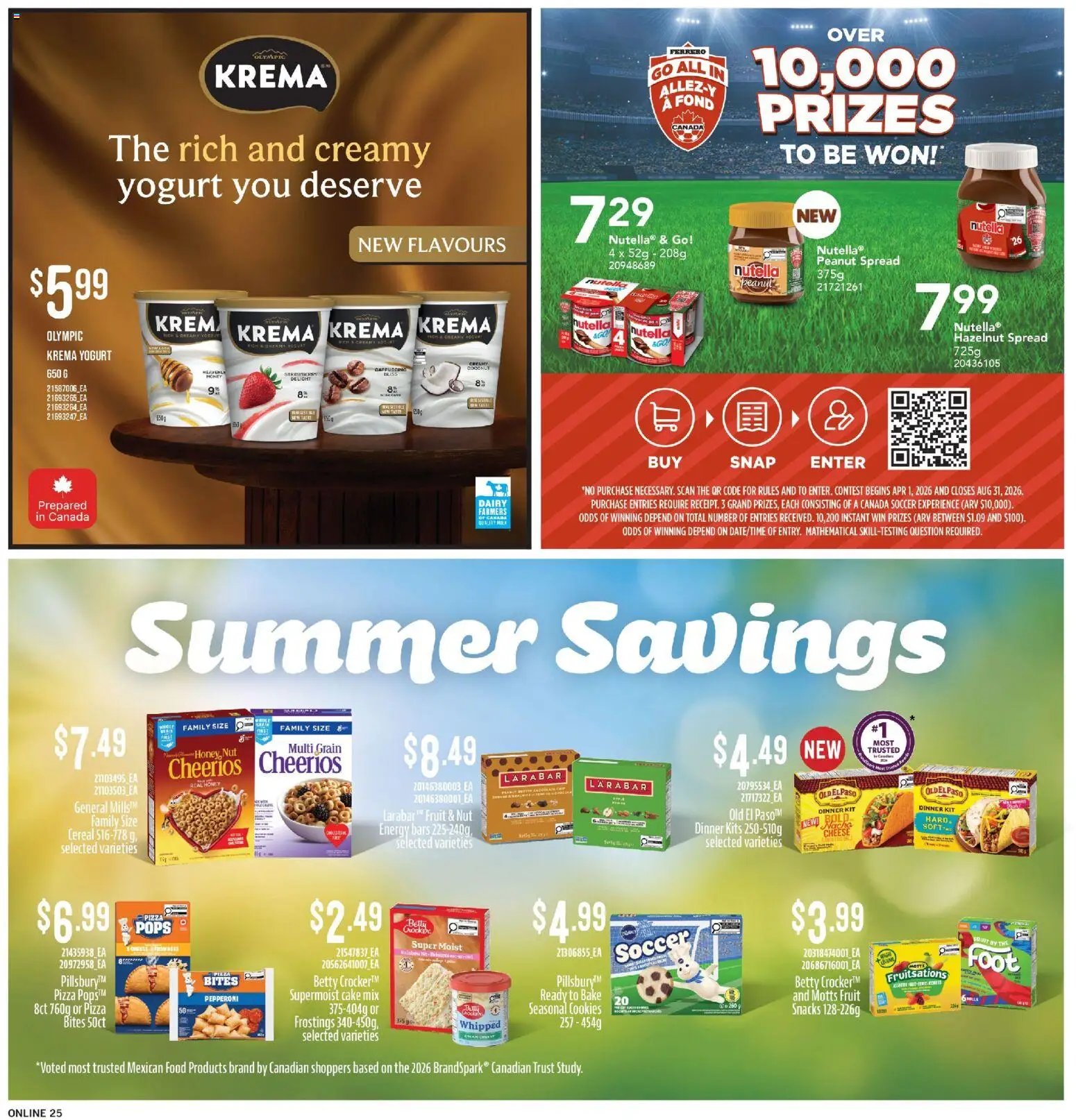 Fortinos weekly flyer / circulaire