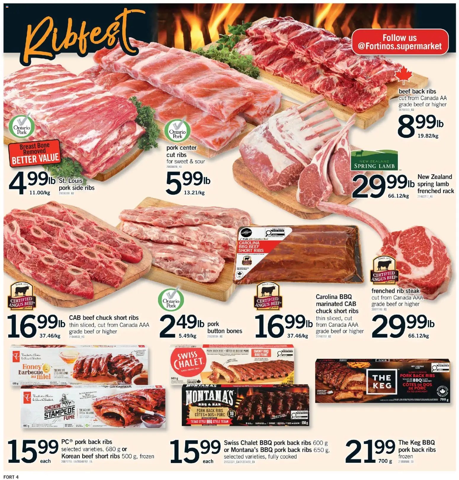 Fortinos weekly flyer / circulaire