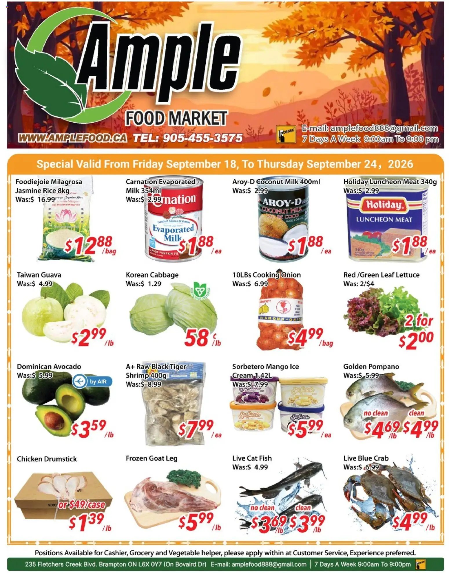 Ample Food Market weekly flyer / circulaire