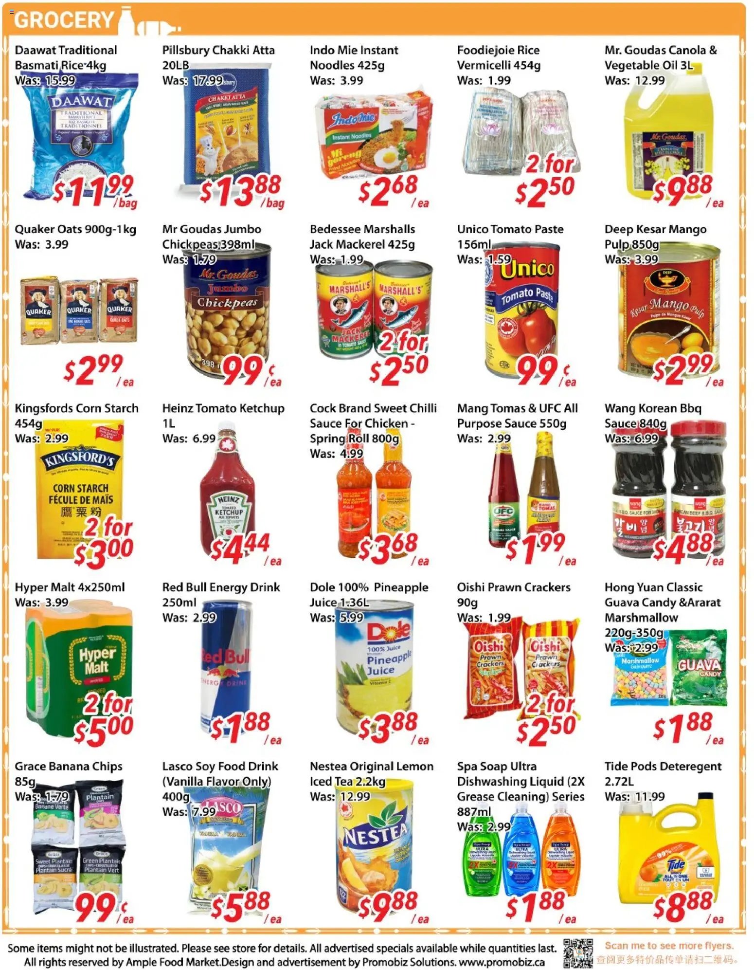 Ample Food Market weekly flyer / circulaire