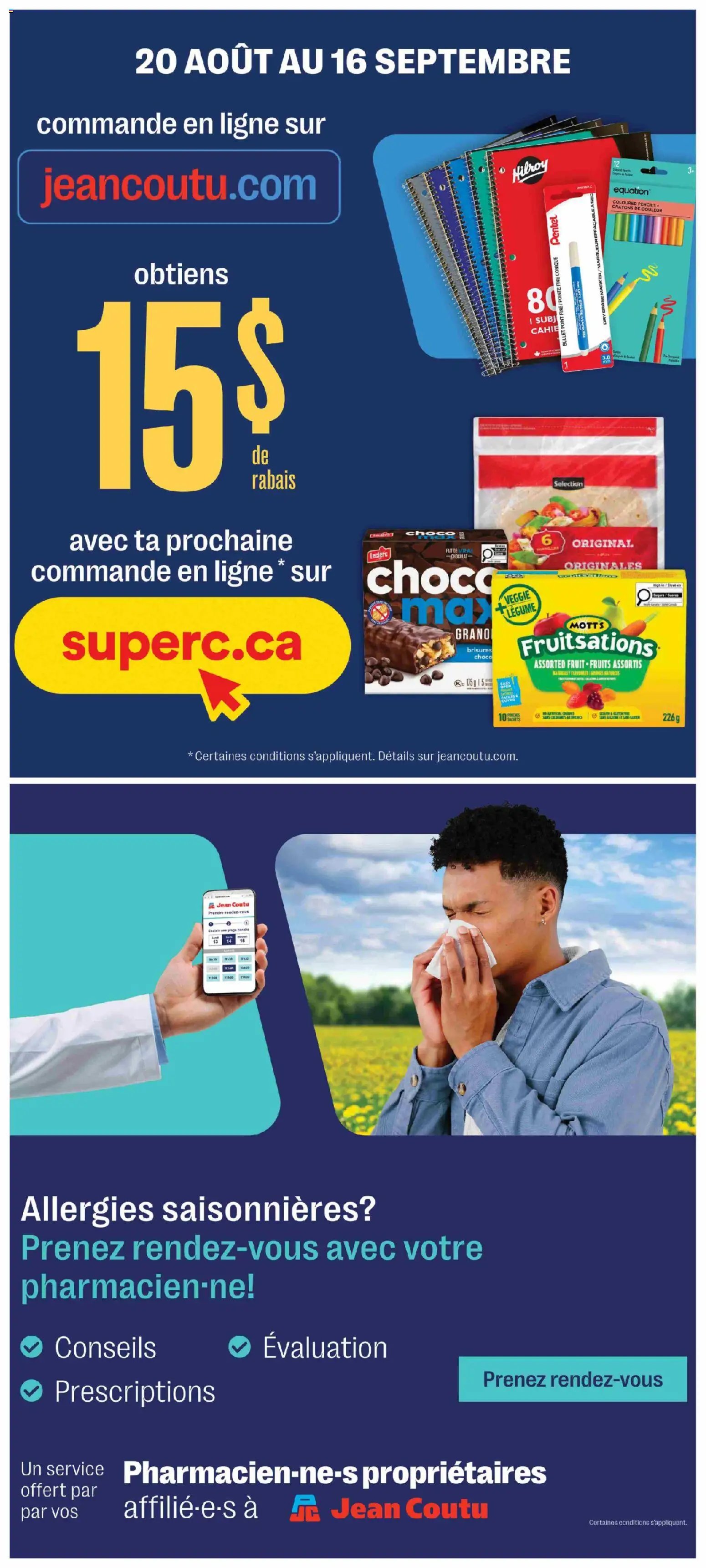 Jean Coutu circulaire