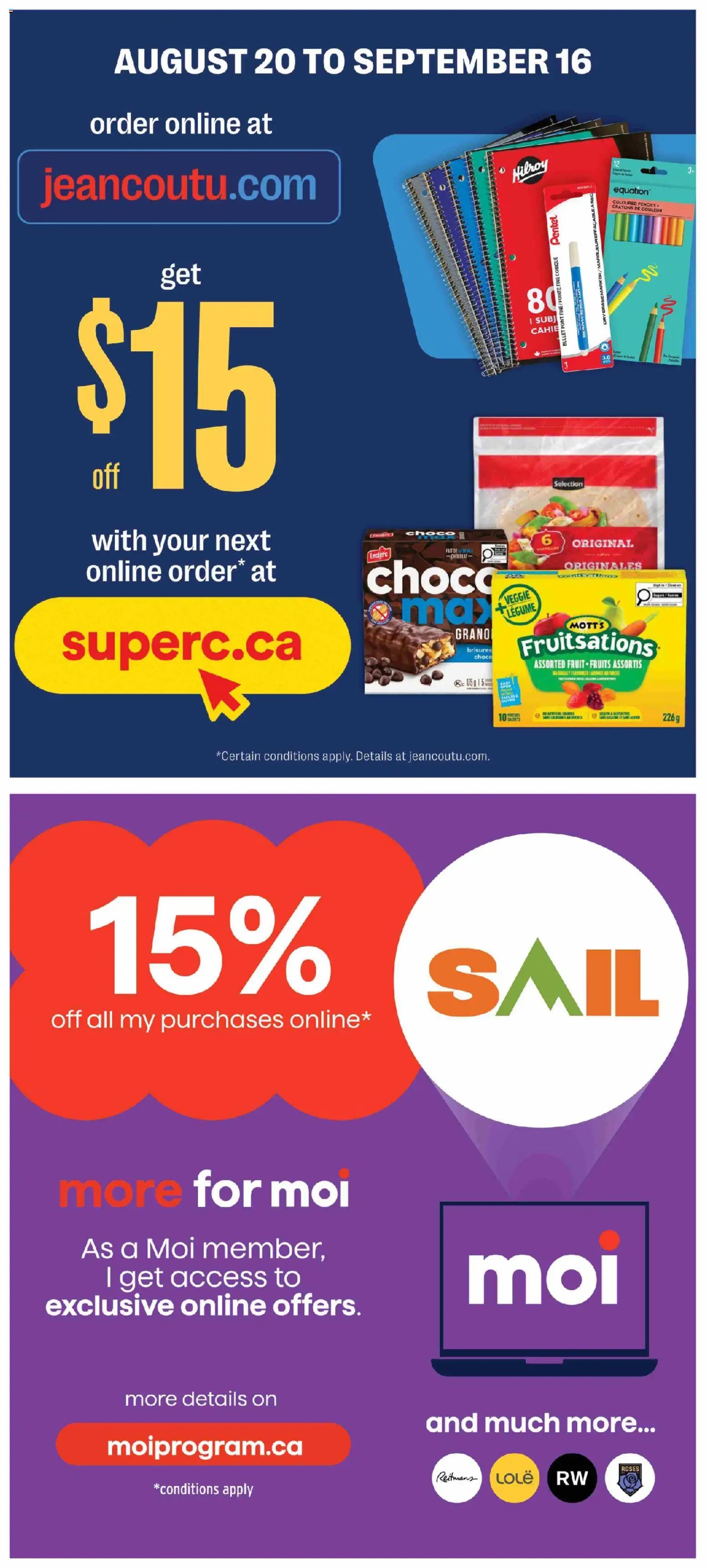 Jean Coutu weekly flyer