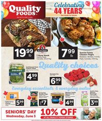 Quality Foods weekly flyer / circulaire