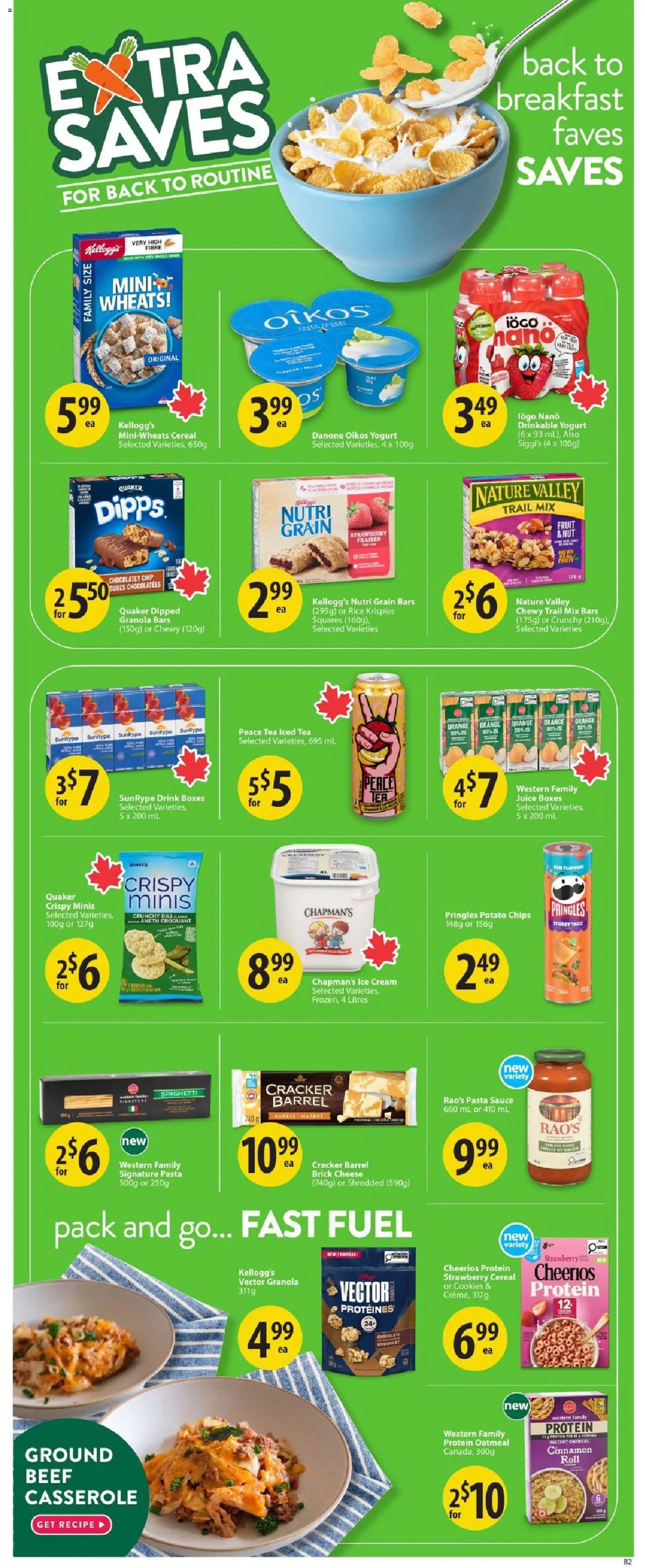 Save on foods weekly flyer / circulaire