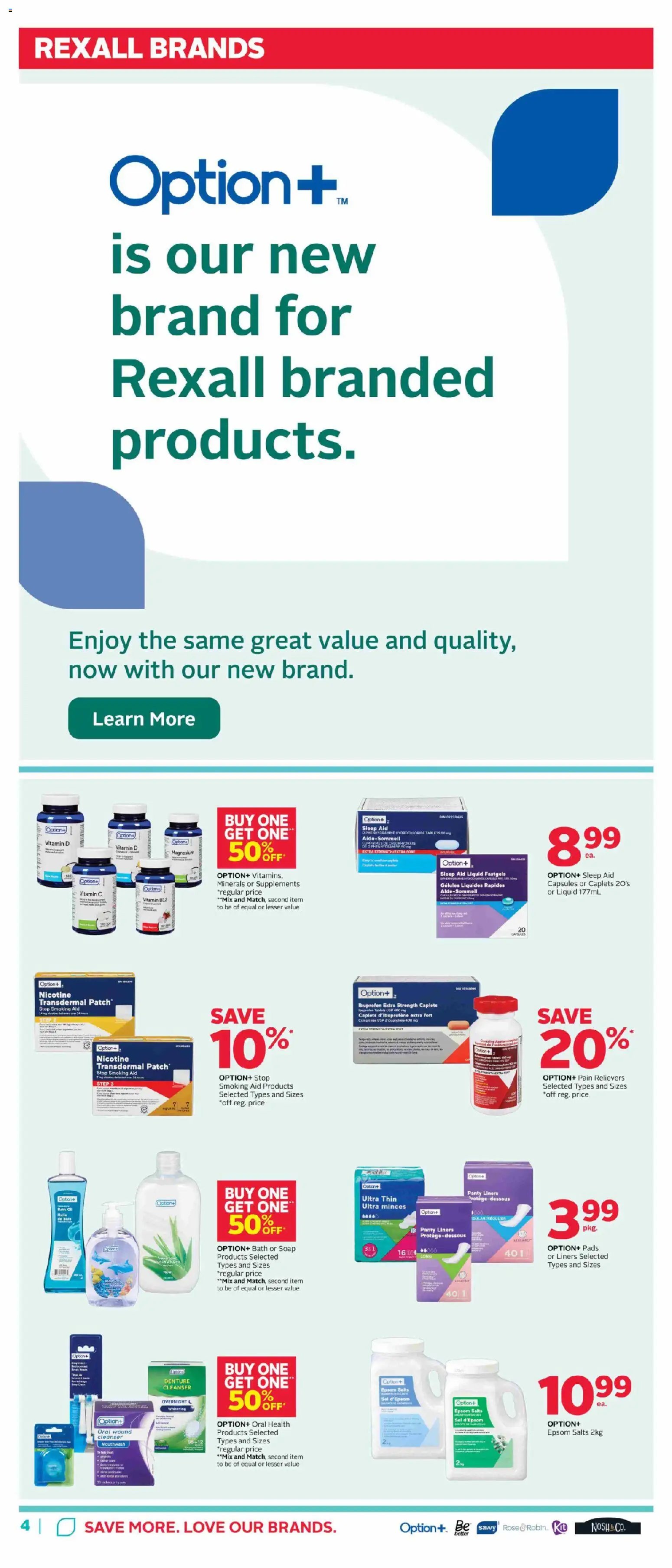 Rexall weekly flyer / circulaire