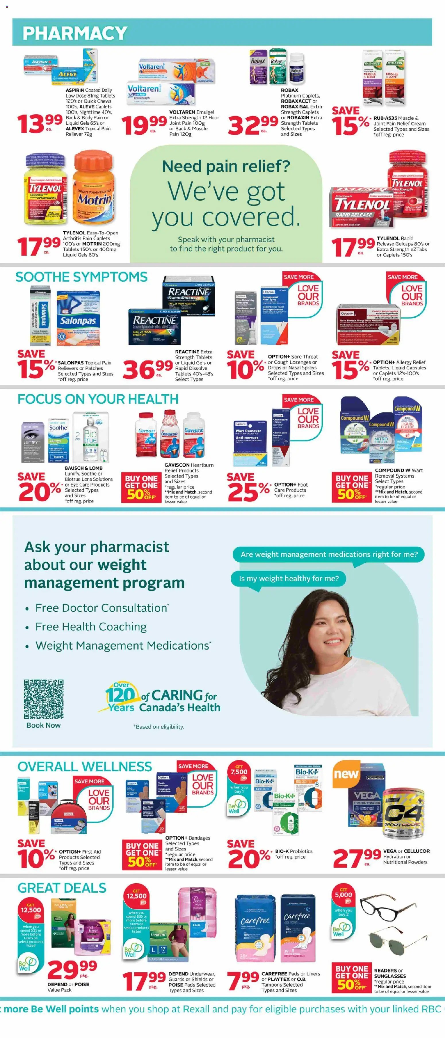 Rexall weekly flyer / circulaire