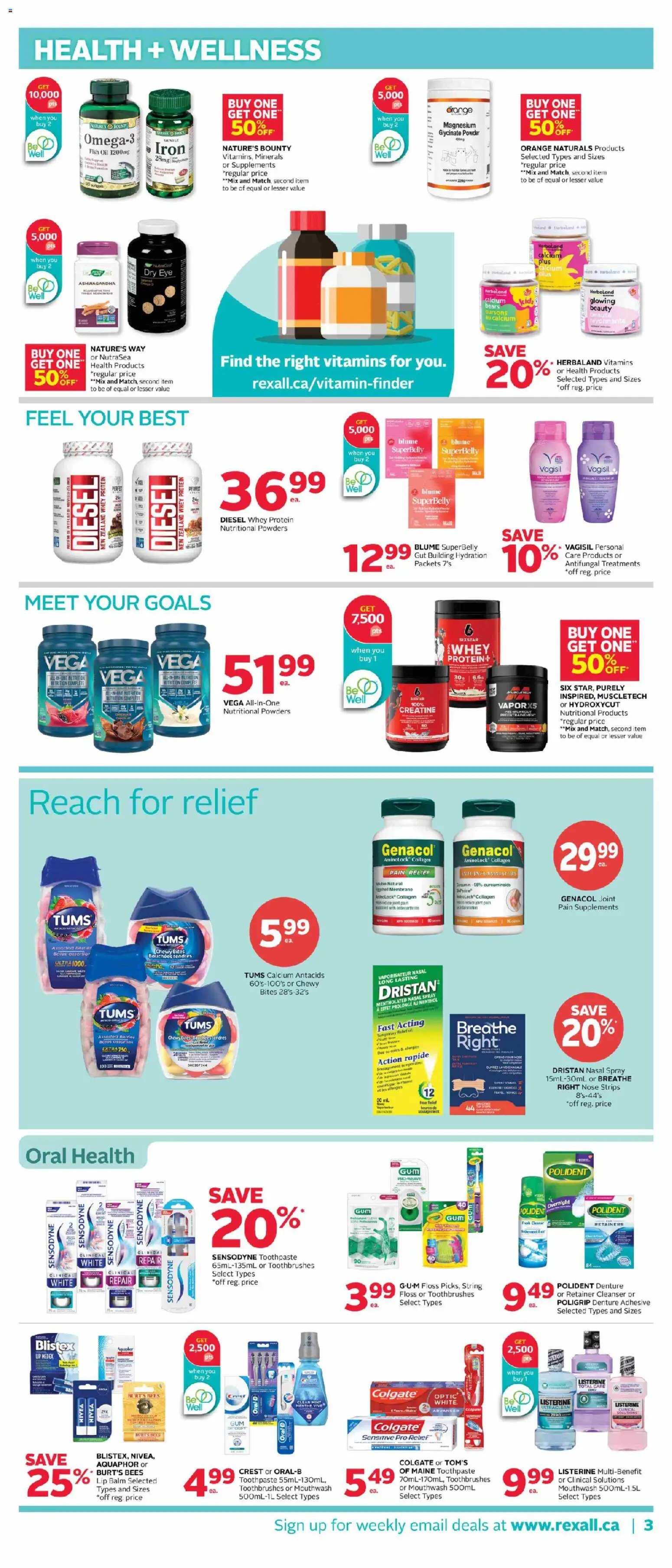 Rexall weekly flyer / circulaire
