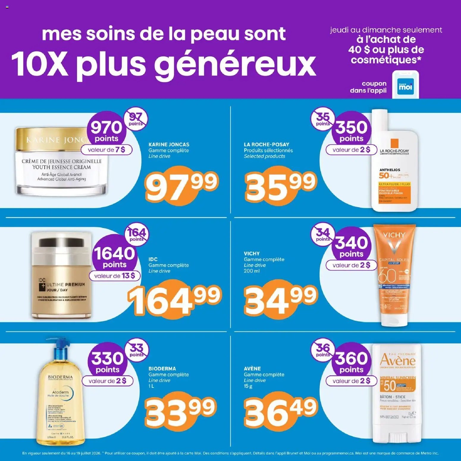Brunet weekly flyer / circulaire